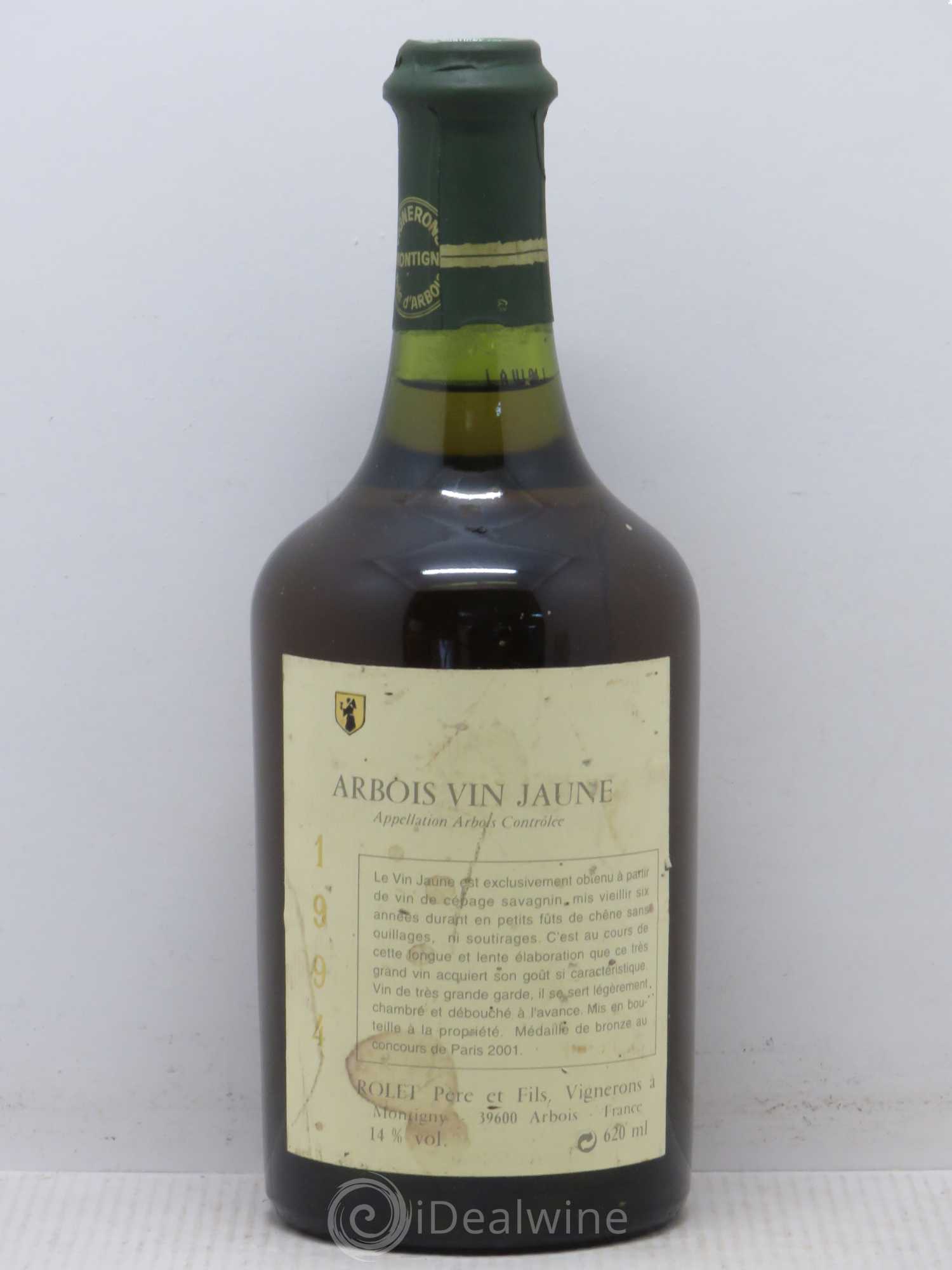 Arbois Vin Jaune Rolet 1994 - Lot de 1 bouteille - 0