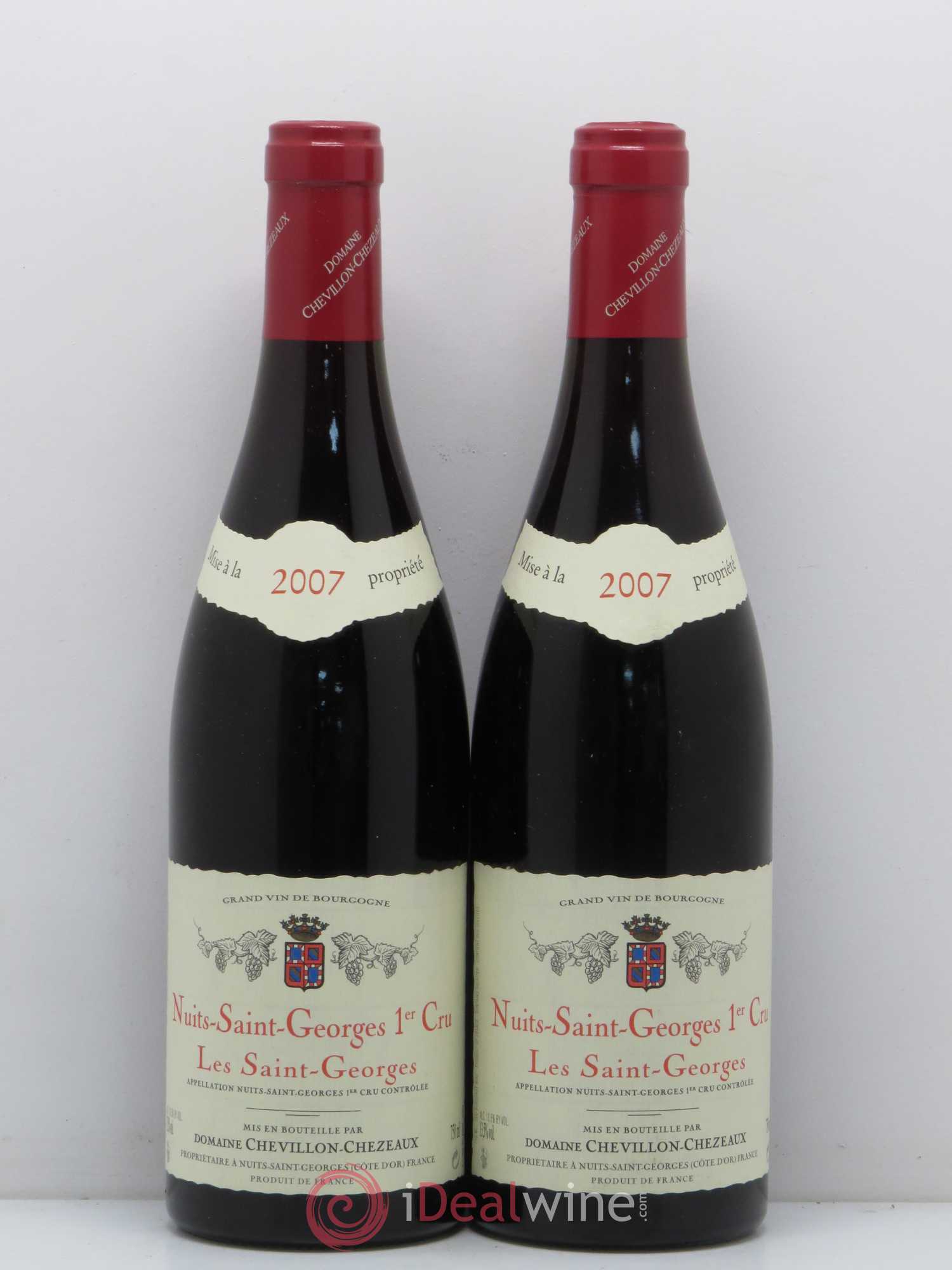 Nuits-Saint-Georges 1er Cru Les Saint Georges - Chevillon Chezeaux 2007 - Posten von 2 Flaschen - 0