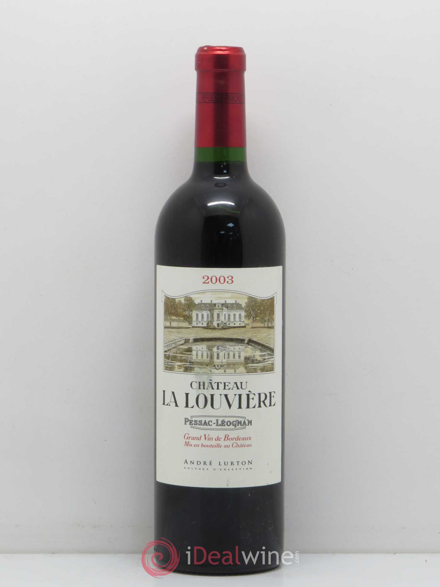 Château la Louvière 2003 - Lot de 1 bouteille - 0