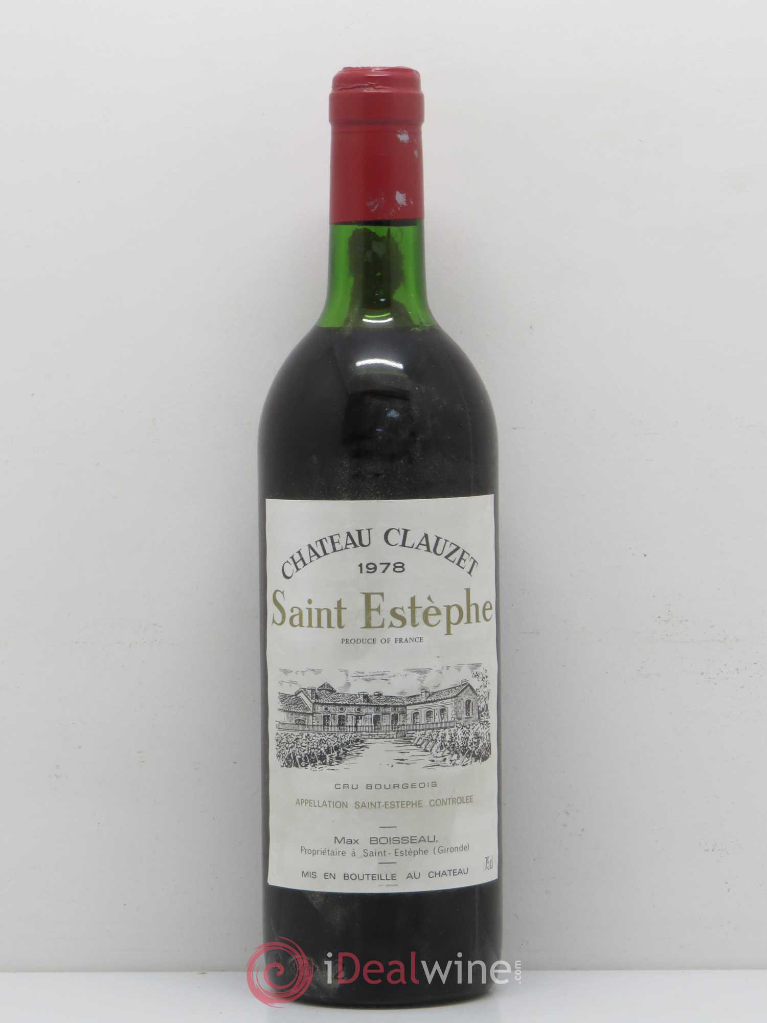 Château Clauzet 1978 - Lot de 1 bouteille - 0