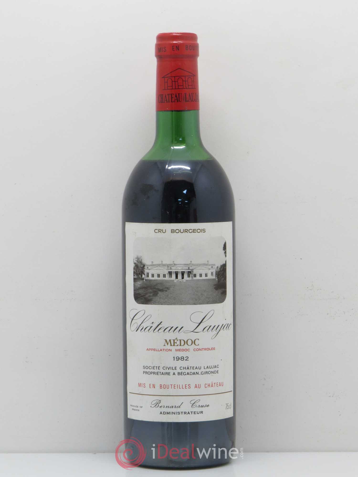 Château Laujac Cru Bourgeois 1982 - Lot de 1 bouteille - 0