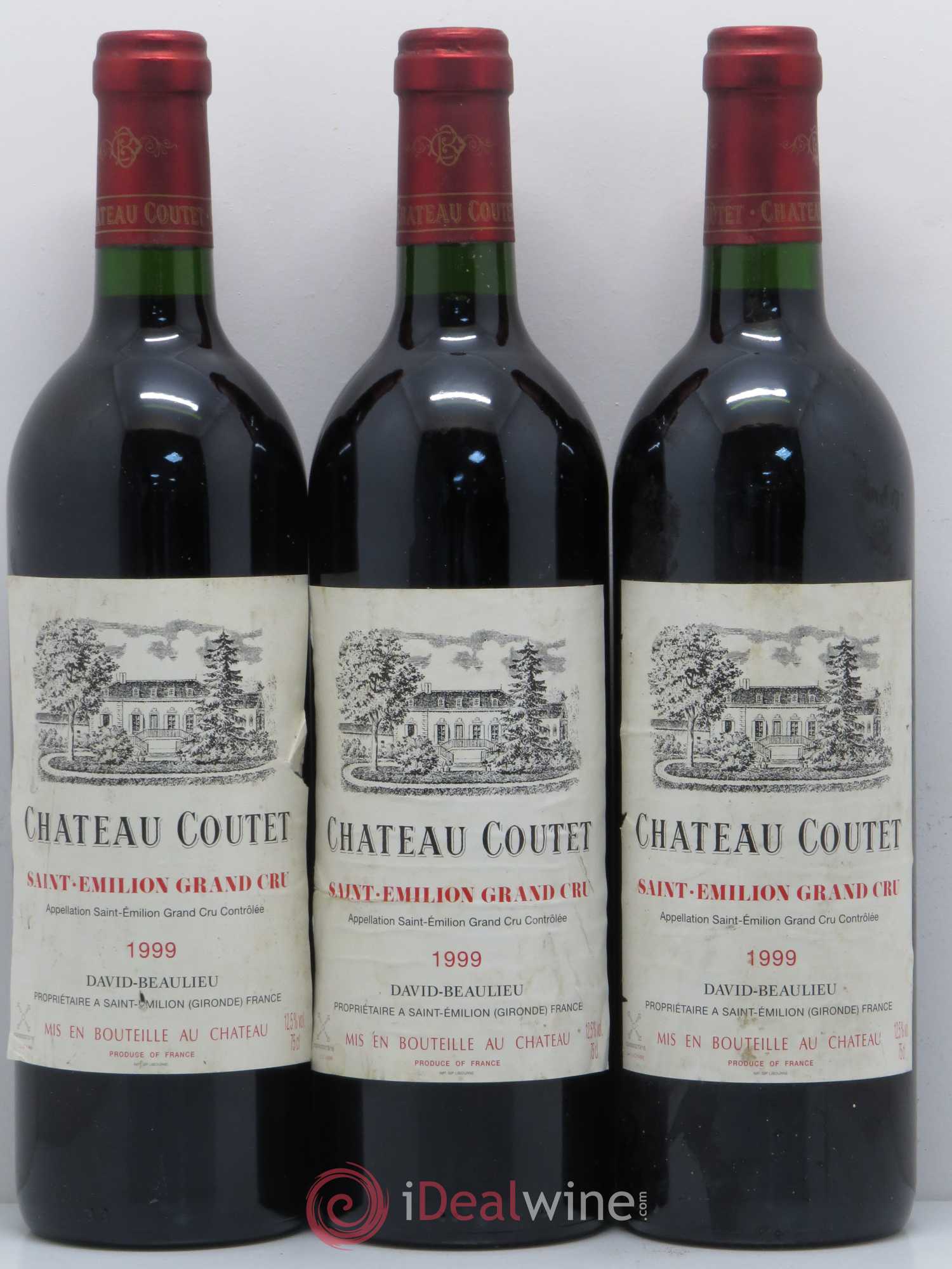 Saint-Émilion Château Coutet 1999 - Lot de 6 bouteilles - 2