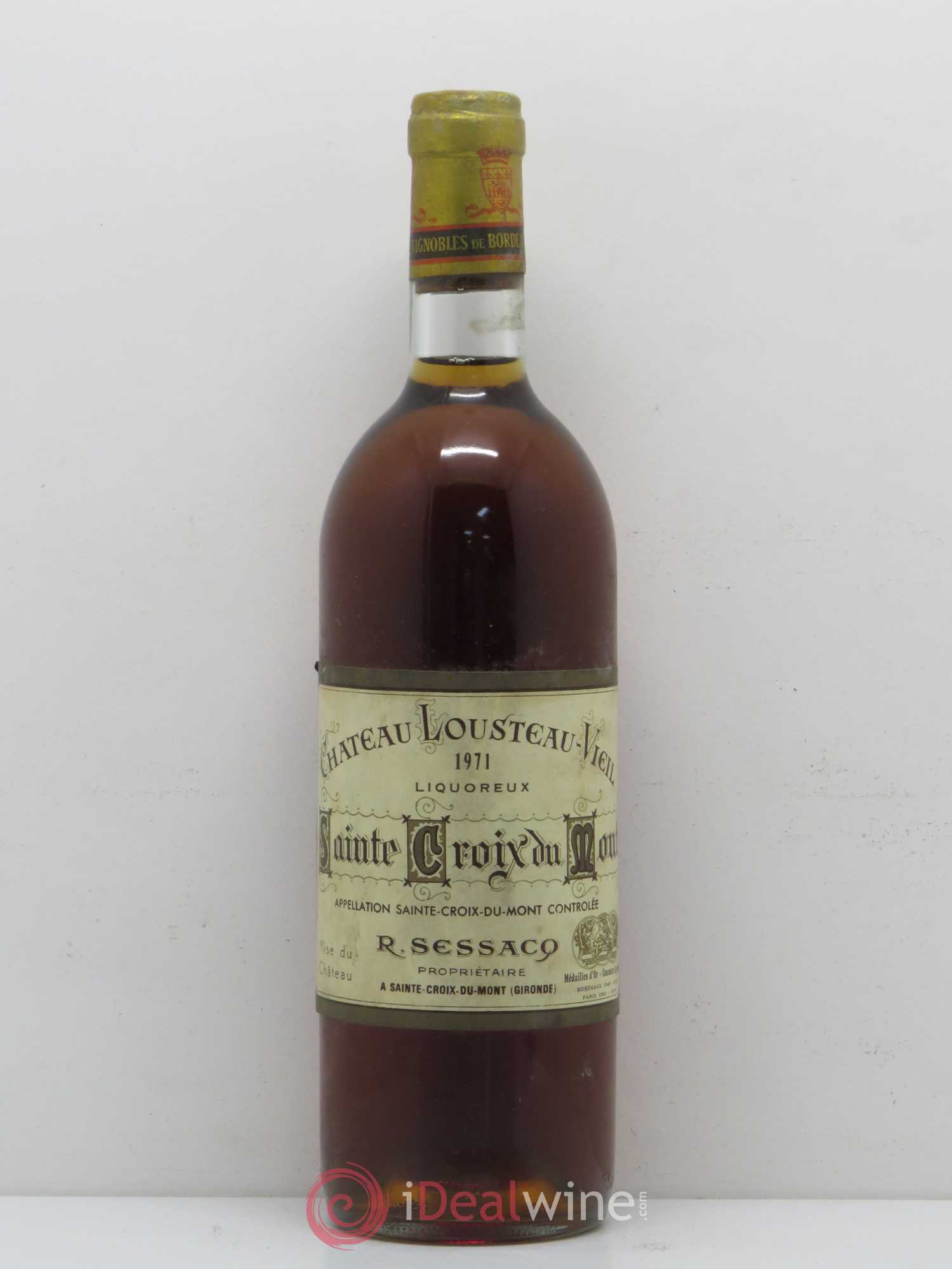 Sainte-Croix-du-Mont Château Lousteau-Vieil 1971 - Lotto di 1 bottiglia - 0