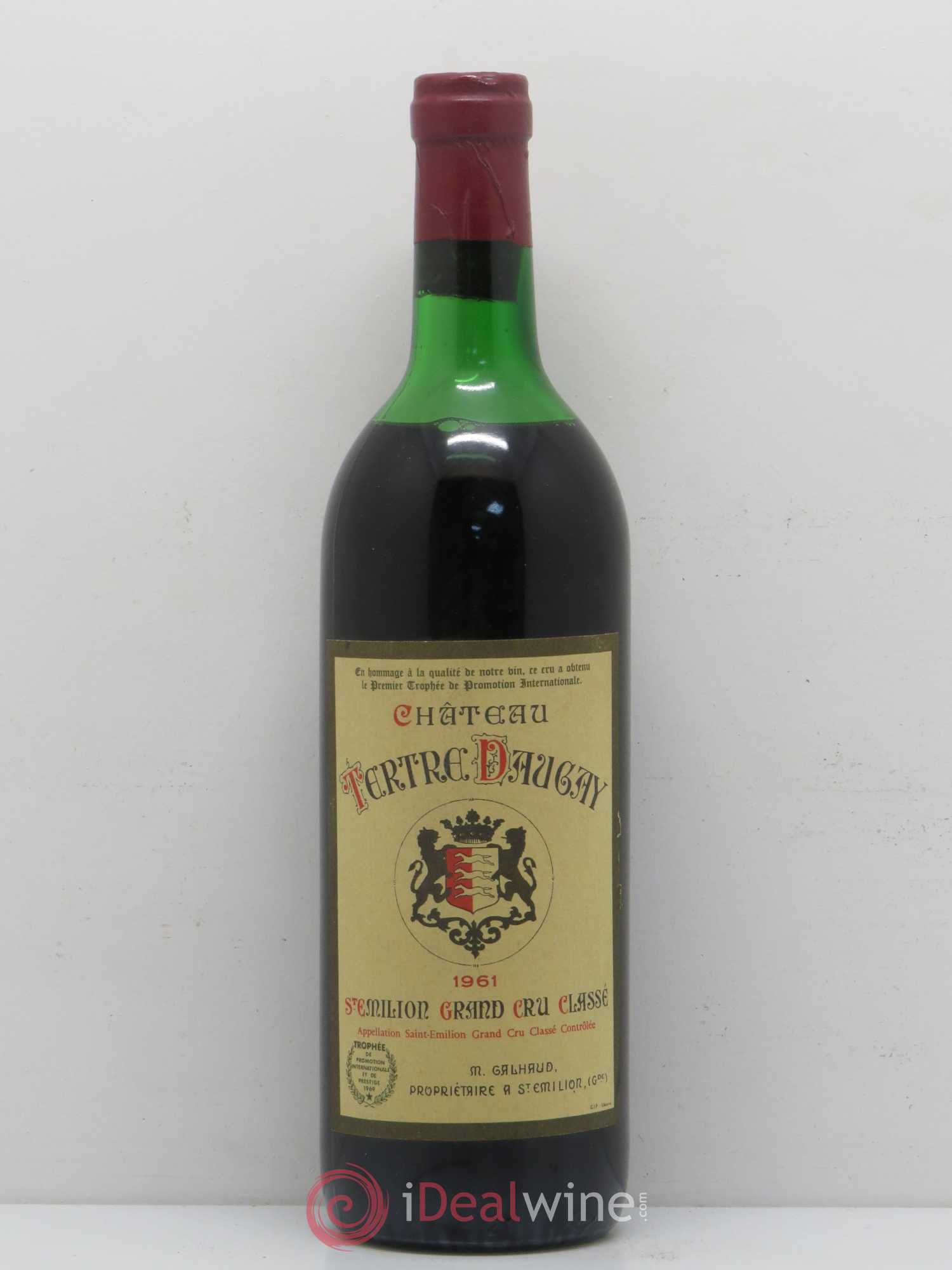 Château Tertre Daugay Grand Cru Classé 1961 - Lot de 1 bouteille - 0