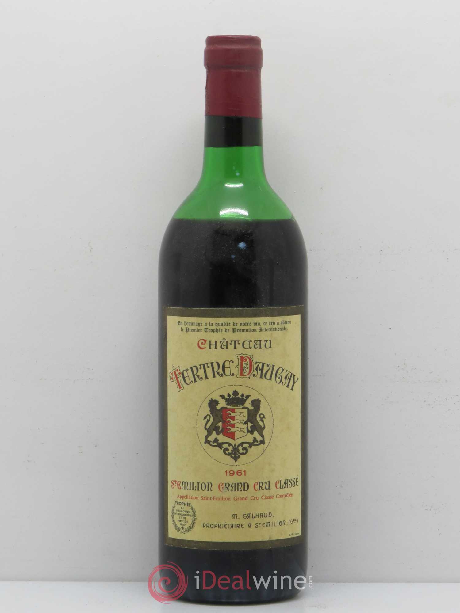Château Tertre Daugay Grand Cru Classé 1961 - Lot de 1 bouteille - 0