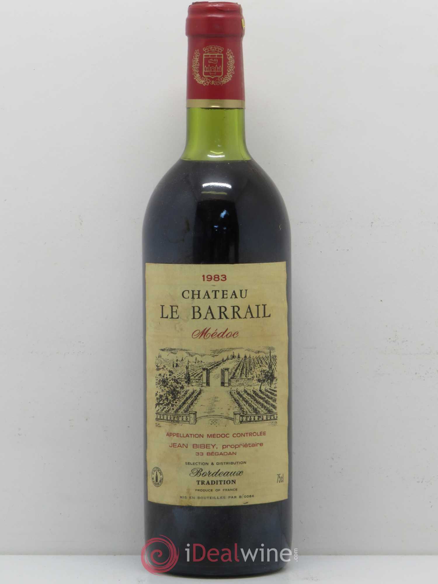 Saint-Émilion Château Le Barrail 1983 - Posten von 1 Flasche - 0