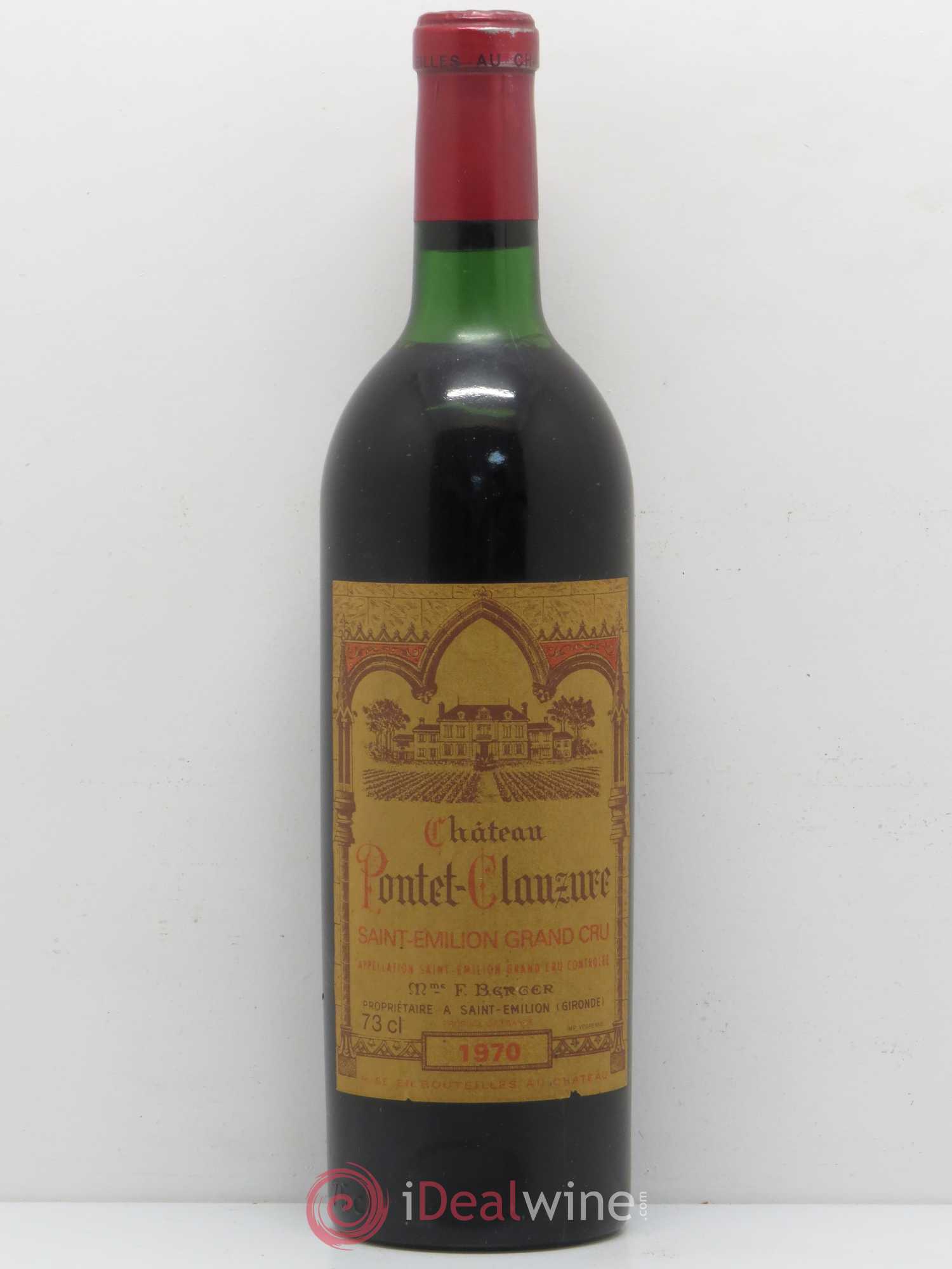 Château Pontet Clauzure 1970 - Lot de 1 bouteille - 0