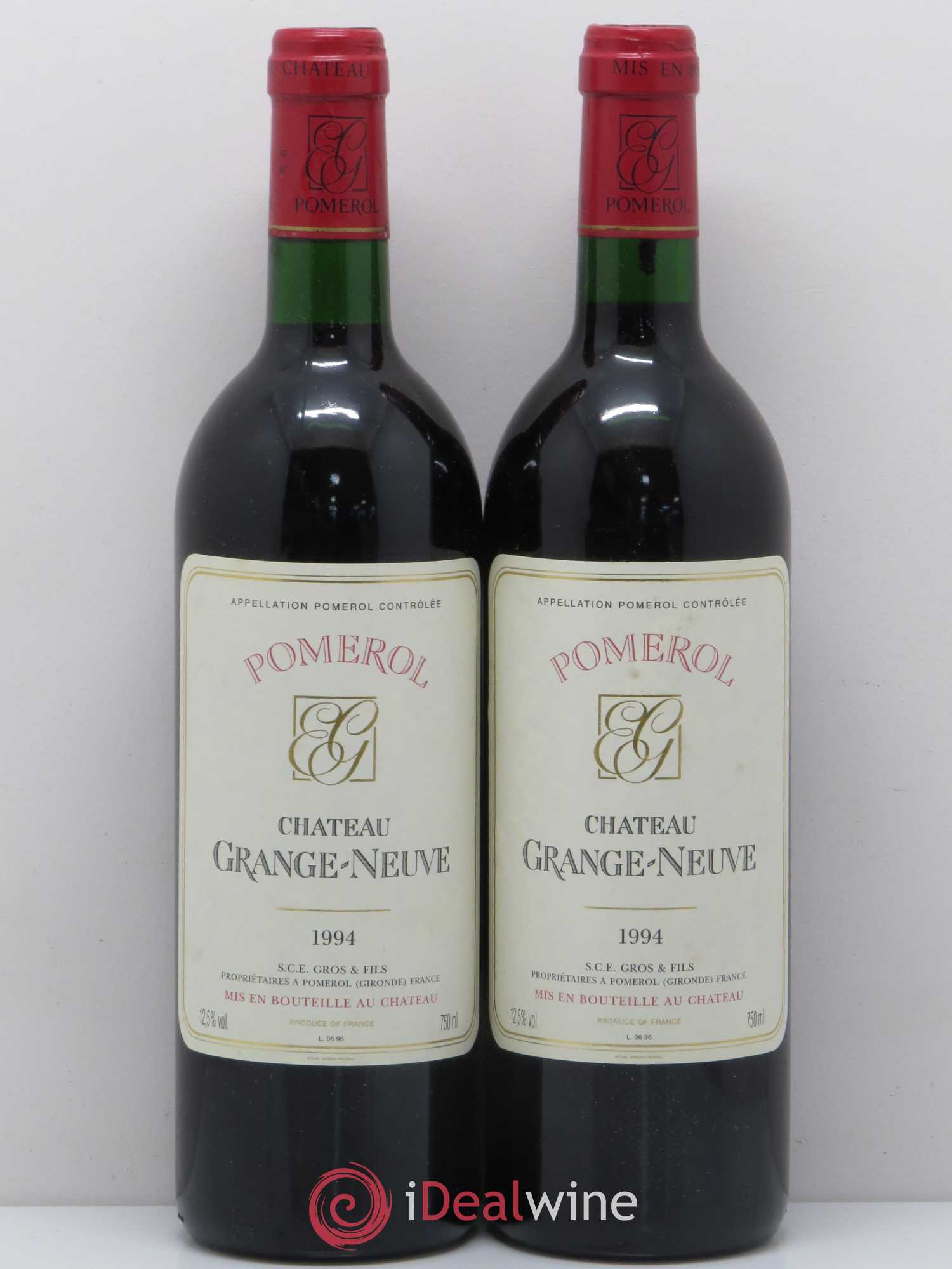 Château Grange-Neuve 1994 - Lot de 2 bouteilles - 0