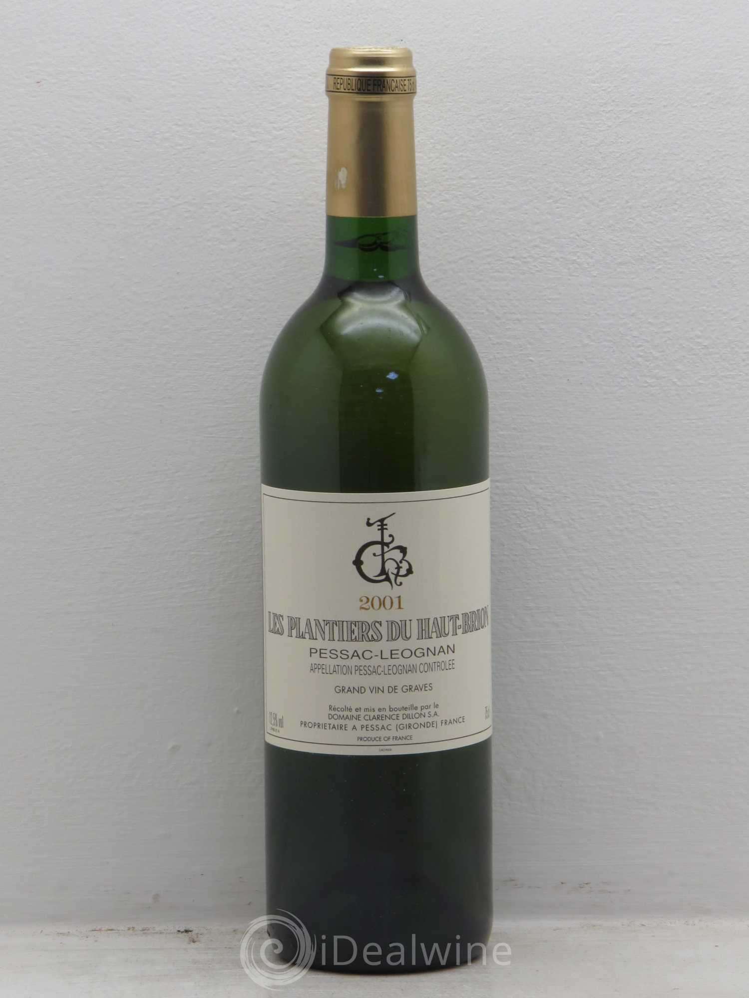 Bordeaux les plantiers de haut brion 2001 - Posten von 12 Flaschen - 0