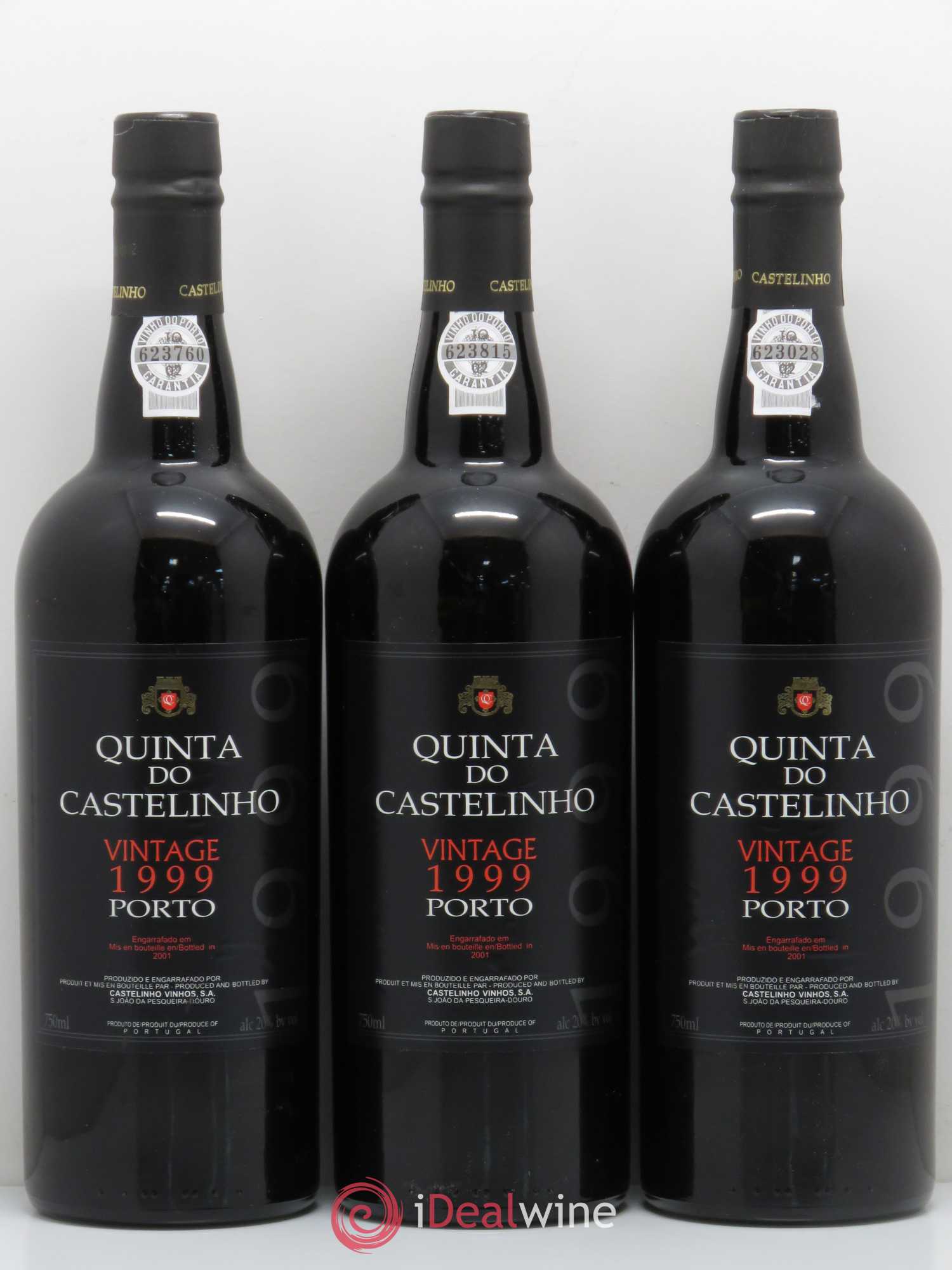 Porto Quinta do Castelinho Vintage 1999 - Posten von 3 Flaschen - 0