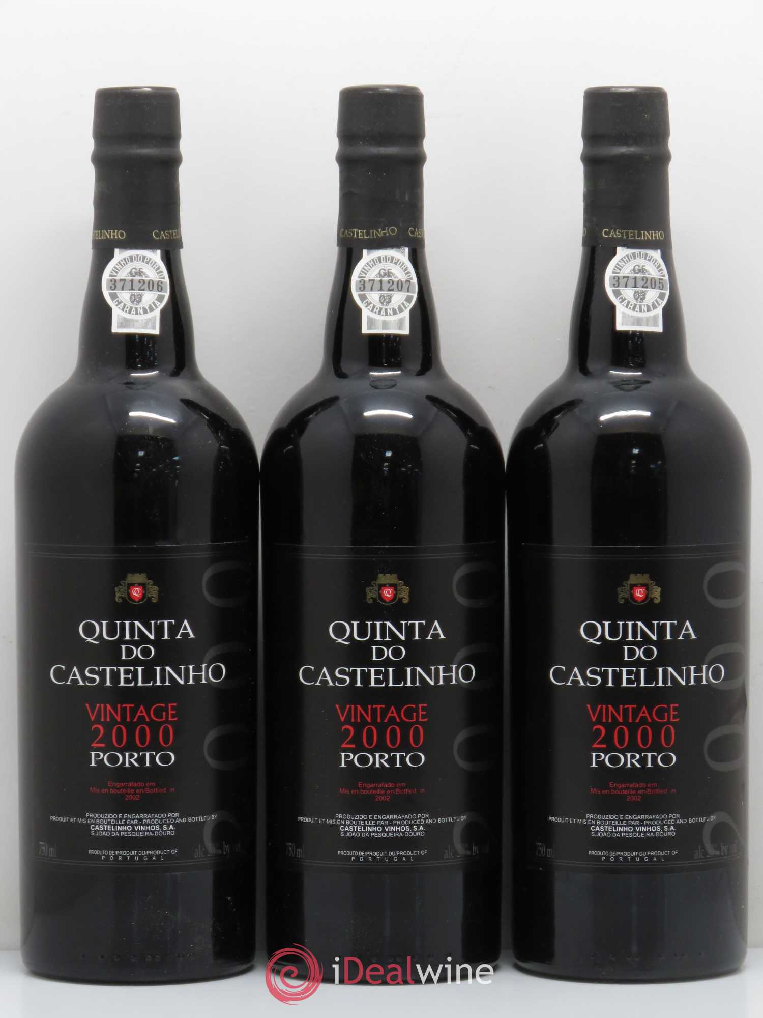 Porto Quinta do Castelinho Vintage 2000 - Posten von 3 Flaschen - 0