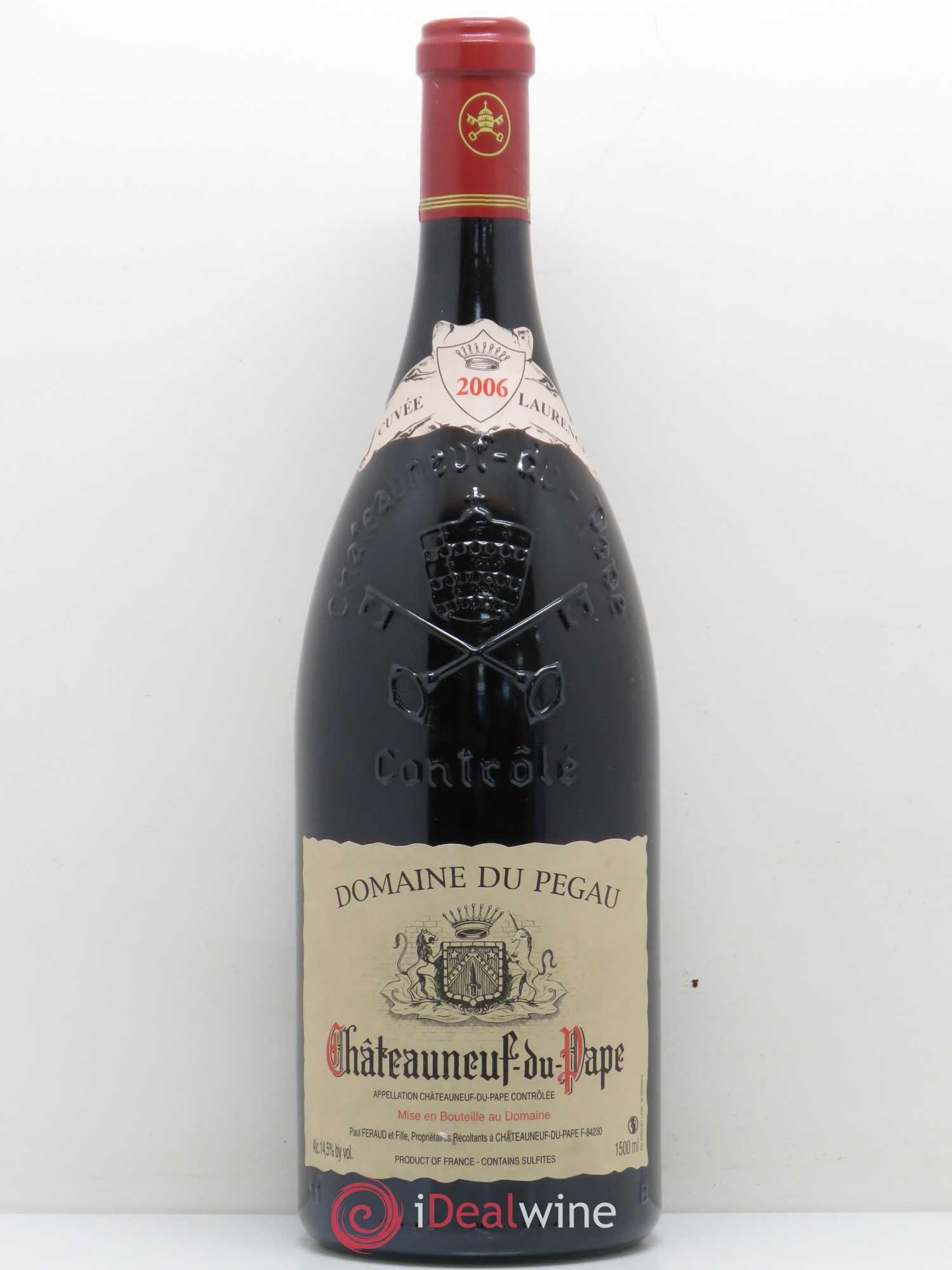Châteauneuf-du-Pape Domaine du Pégau Cuvée Laurence Paul et Laurence Féraud 2006 - Lot de 1 magnum - 0