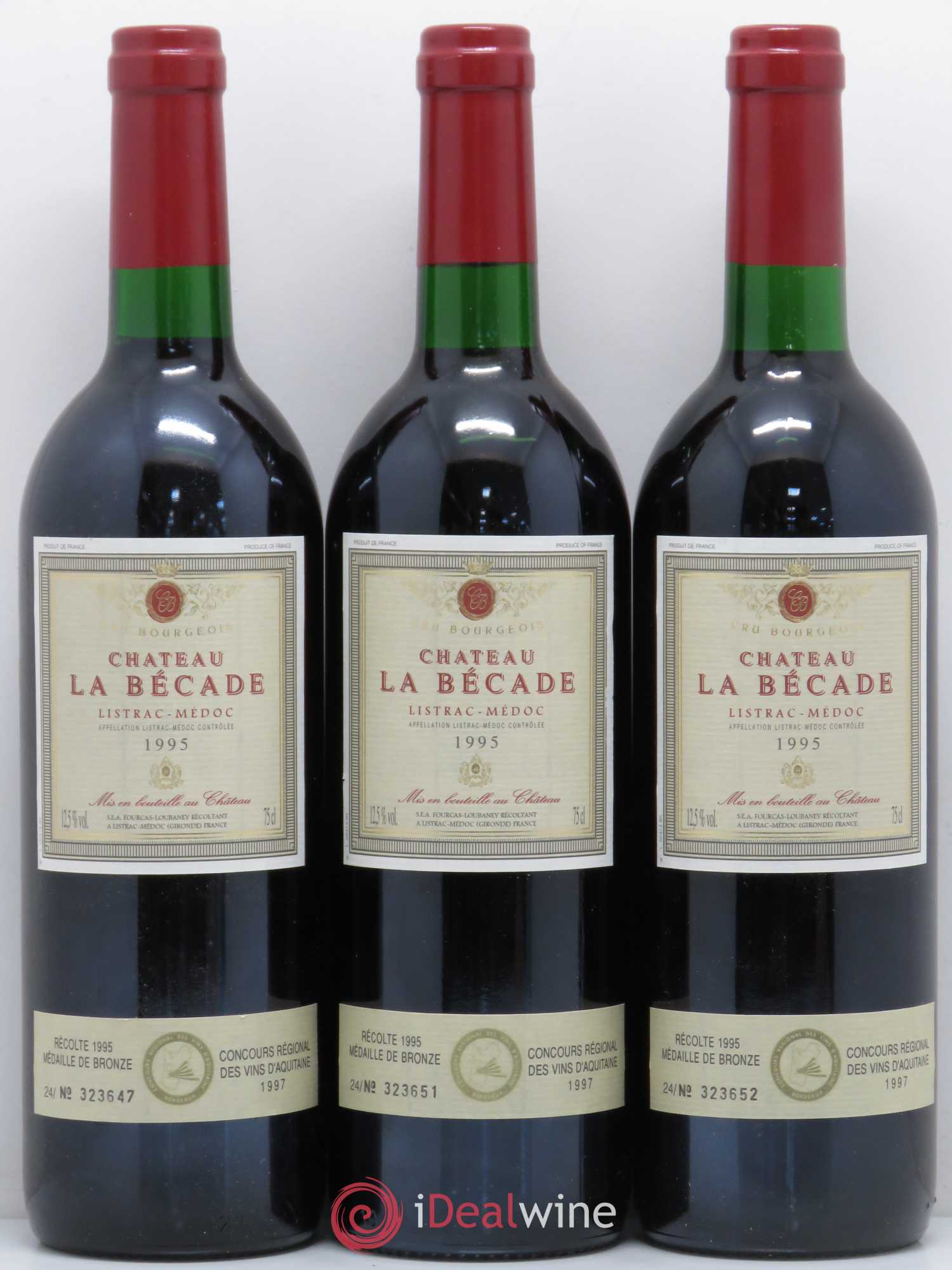 Listrac Château La Bécade (sans prix de réserve) 1995 - Lot de 6 bouteilles - 2