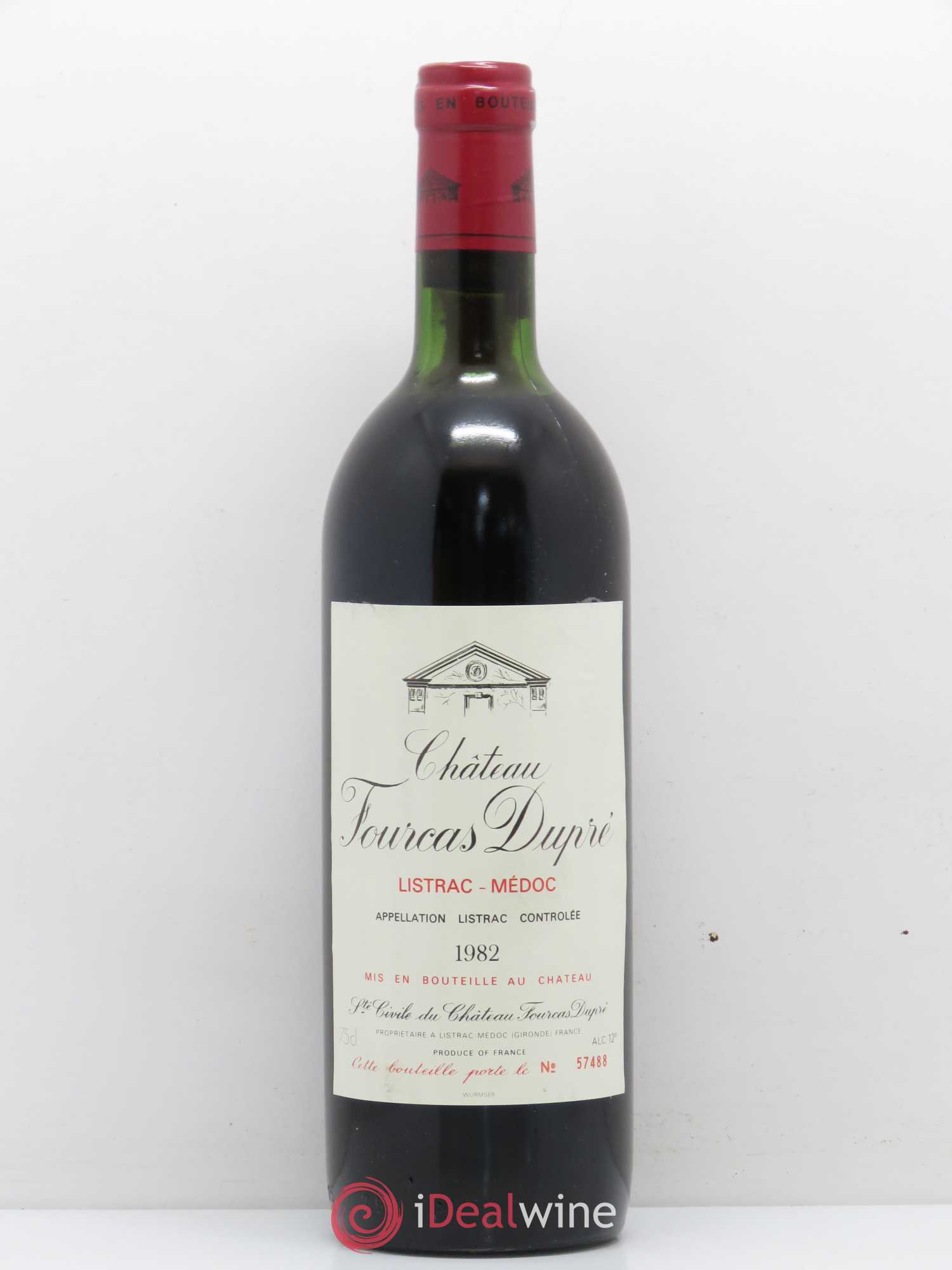 Château Fourcas Dupré 1982 - Lot de 1 bouteille - 0
