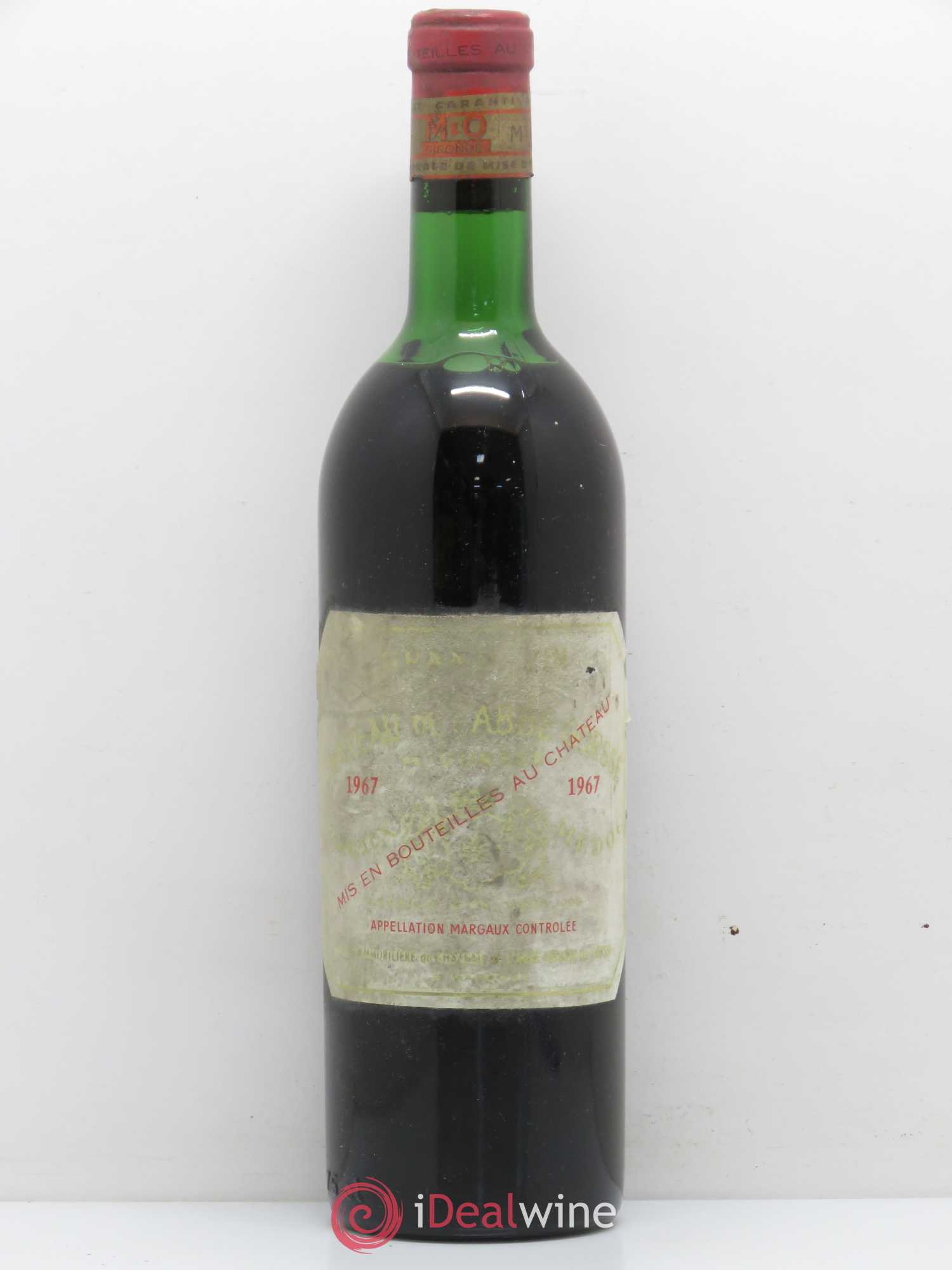 Bordeaux Château de l'Abbé Gorsse - Margaux 1967 - Posten von 1 Flasche - 0