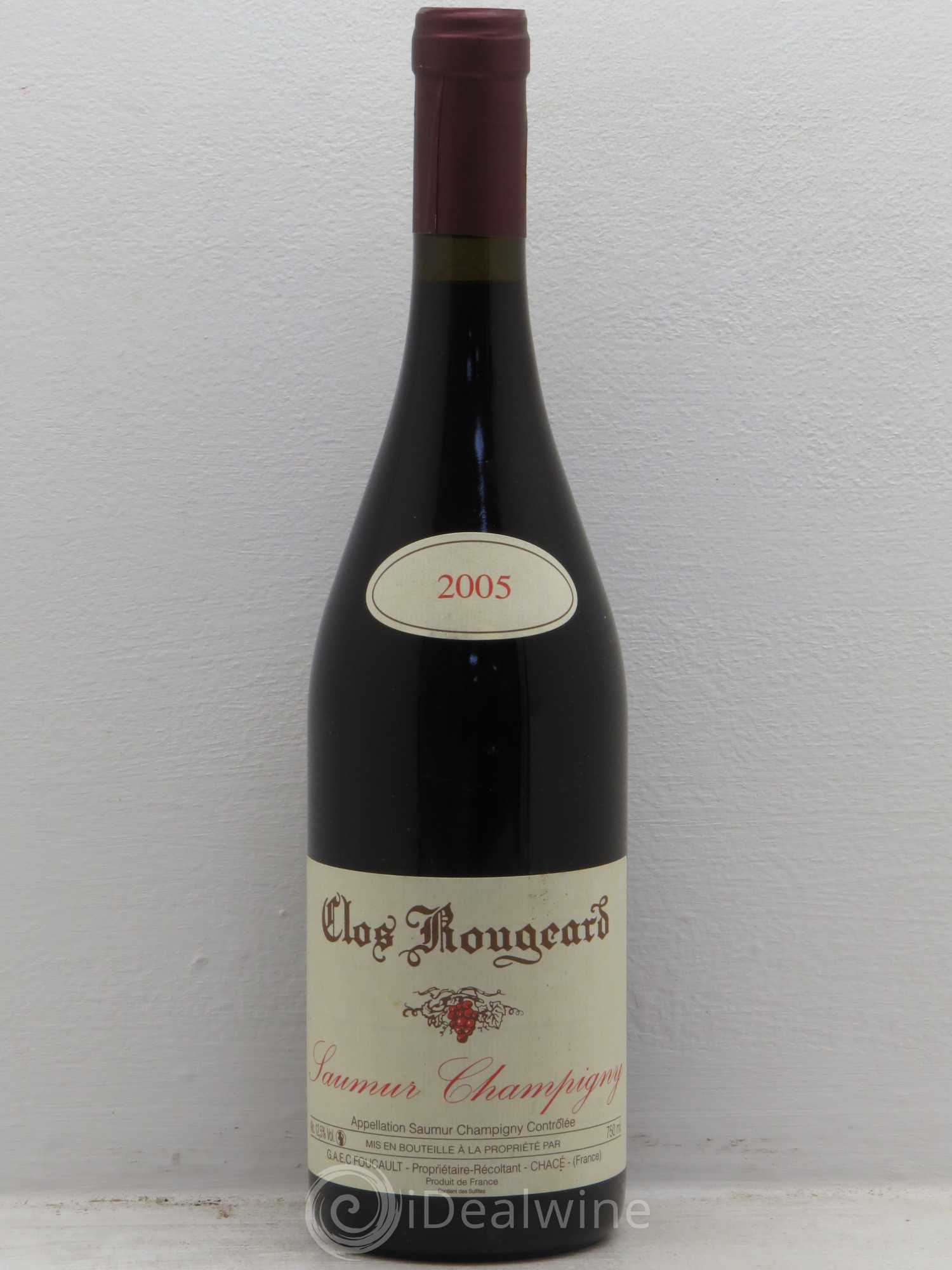 Saumur-Champigny Clos Rougeard 2005 - Lot de 1 bouteille - 0