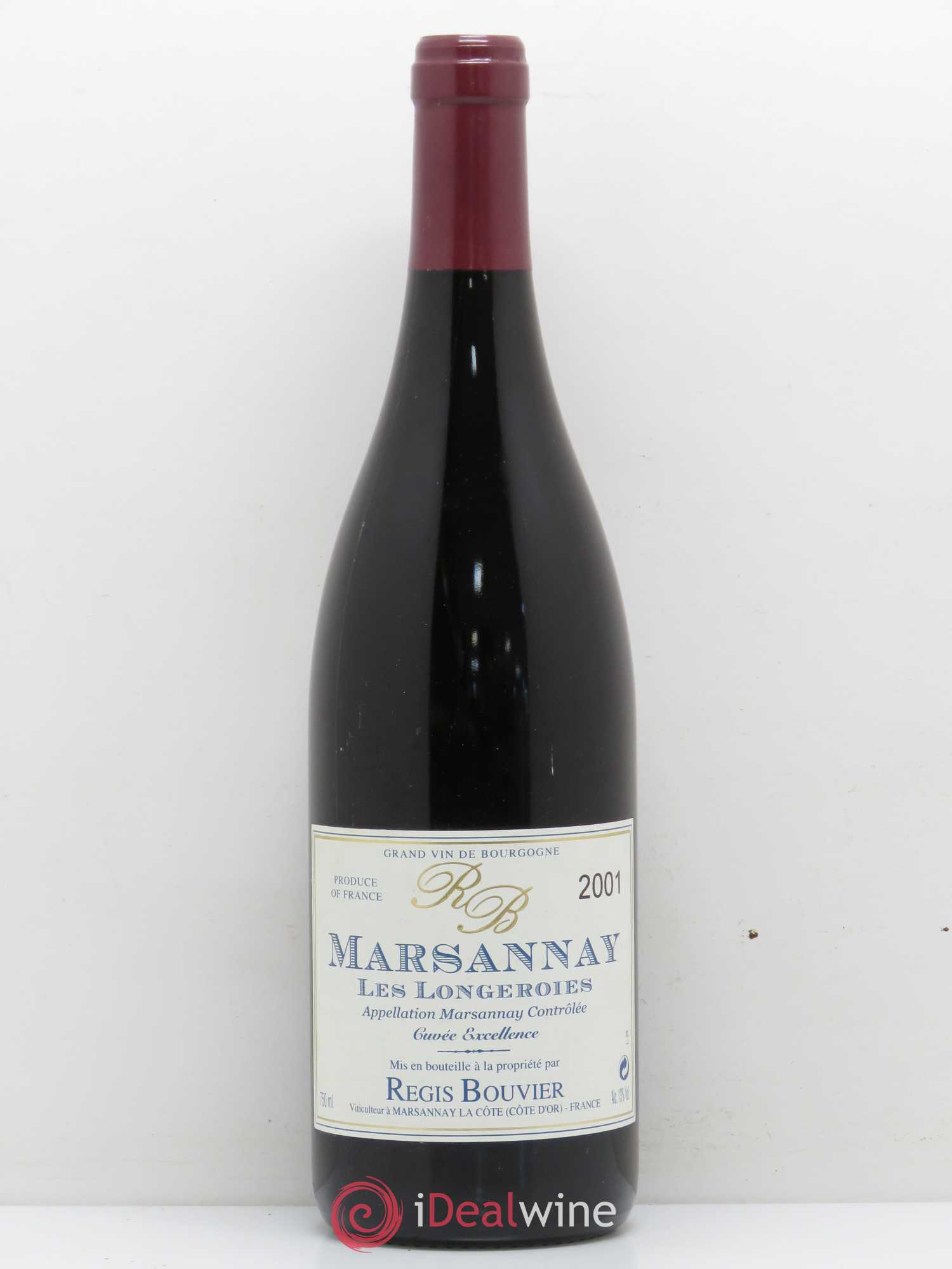 Marsannay Cuvée Excellence Les Longeroies - Régis Bouvier 2001 - Posten von 1 Flasche - 0