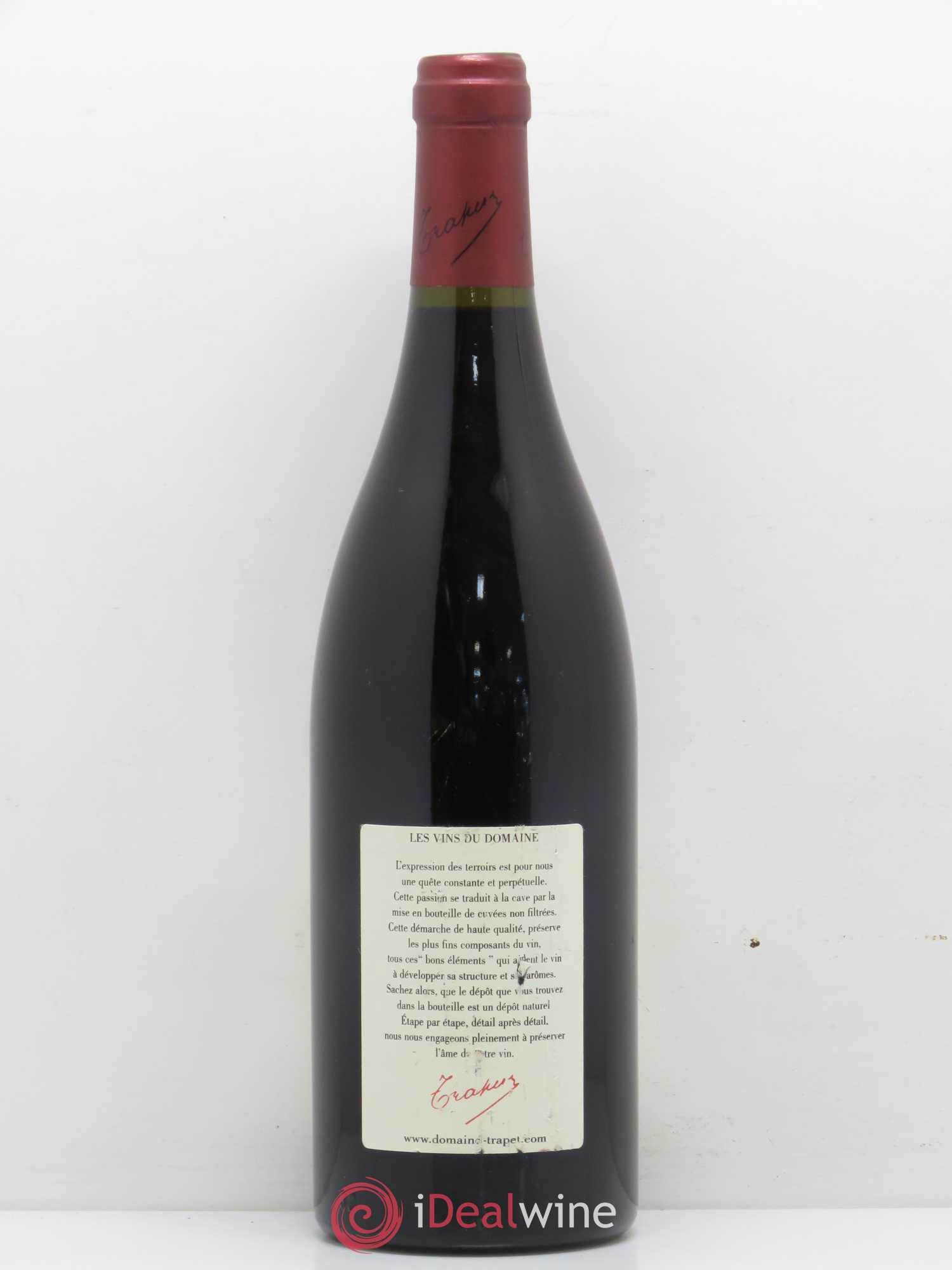 Chambertin Grand Cru Domaine Trapet 2002 - Lot de 1 bouteille - 1
