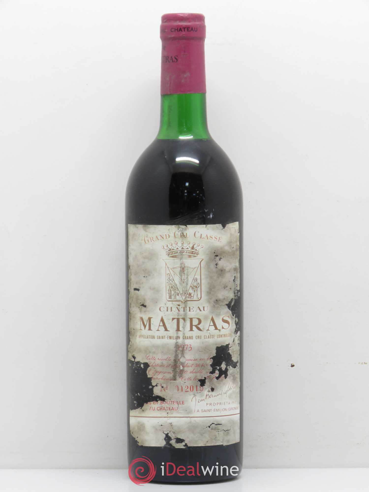 Château Matras 1973 - Posten von 1 Flasche - 0