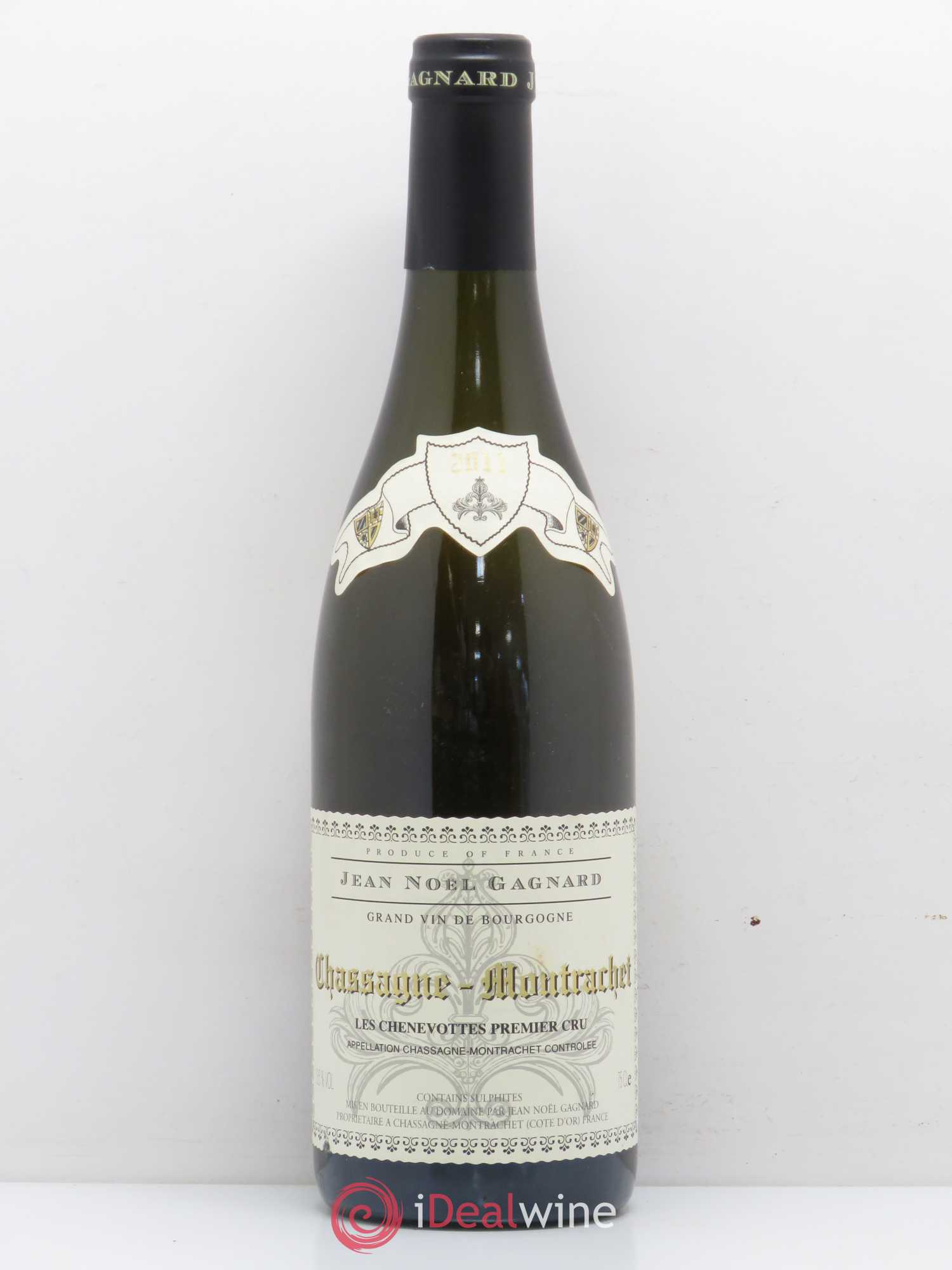 Chassagne-Montrachet 1er Cru Chenevottes Domaine Jean Noel Gagnard (sans prix de réserve) 2011 - Posten von 1 Flasche - 0