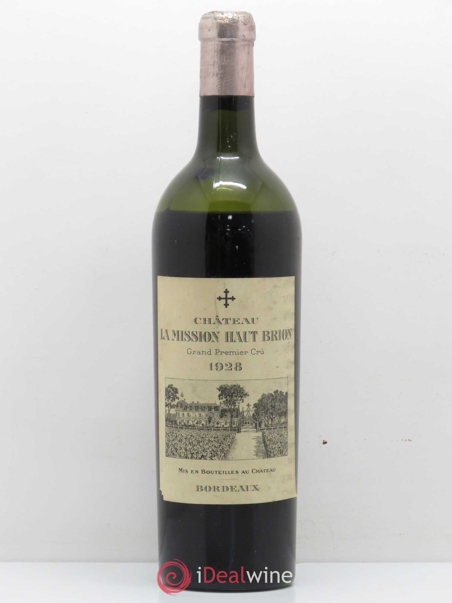 Château la Mission Haut-Brion Cru Classé de Graves 1928 - Lot de 1 bouteille - 0