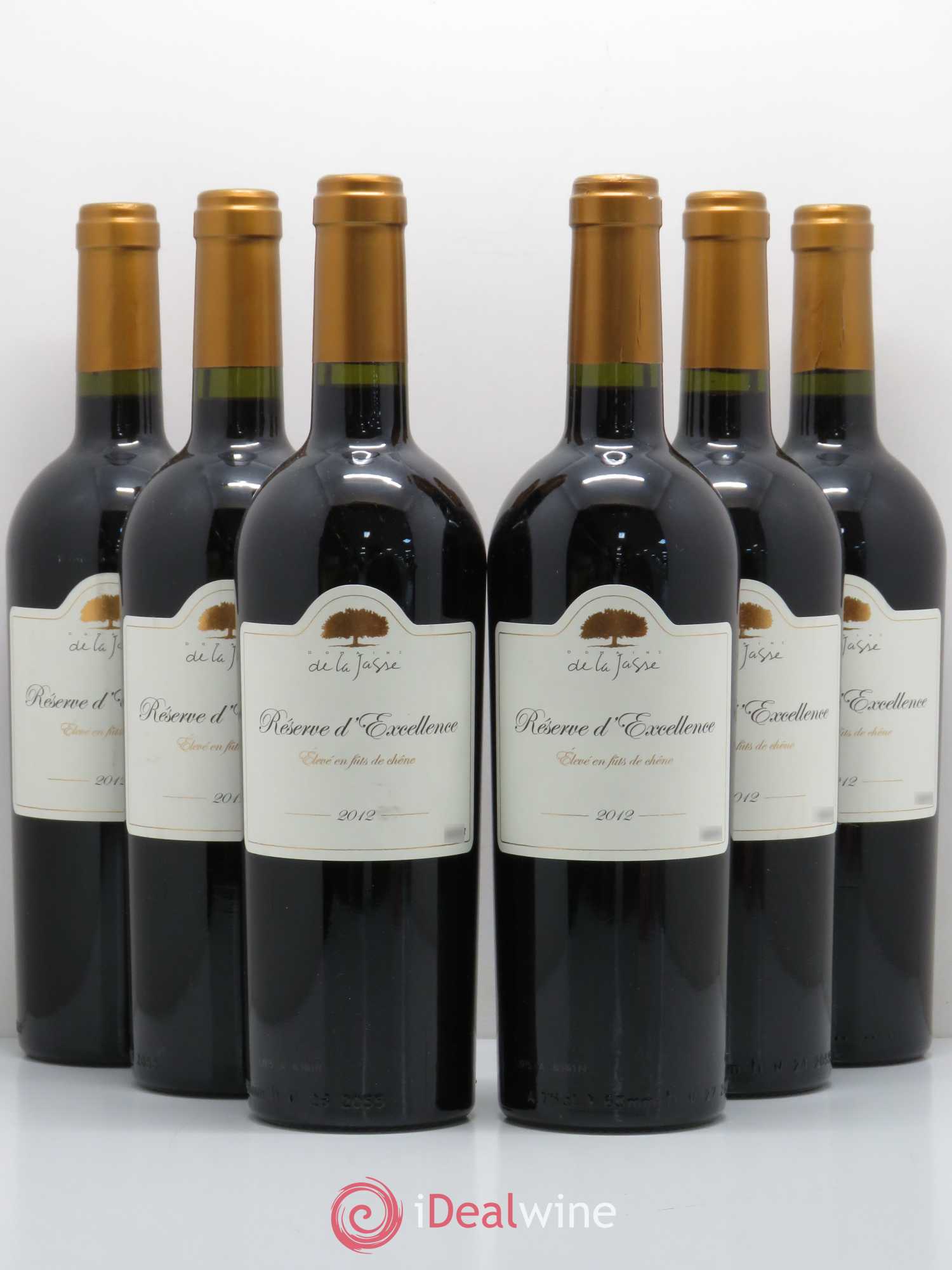 Languedoc IGP d'OC Reserve d'Excellence Domaine de la Jasse 2012 - Posten von 6 Flaschen - 0