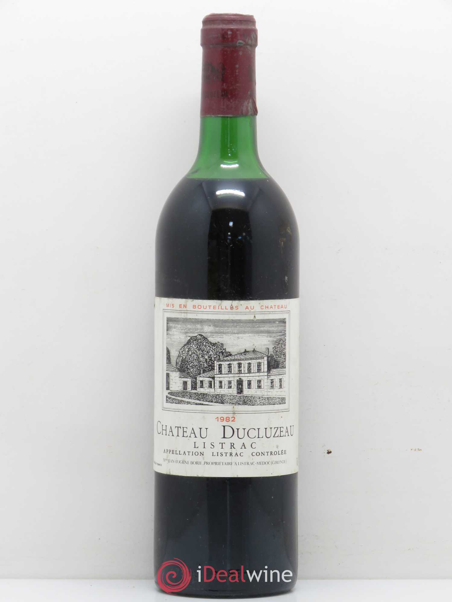 Château Ducluzeau Cru Bourgeois 1982 - Lot de 1 bouteille - 0