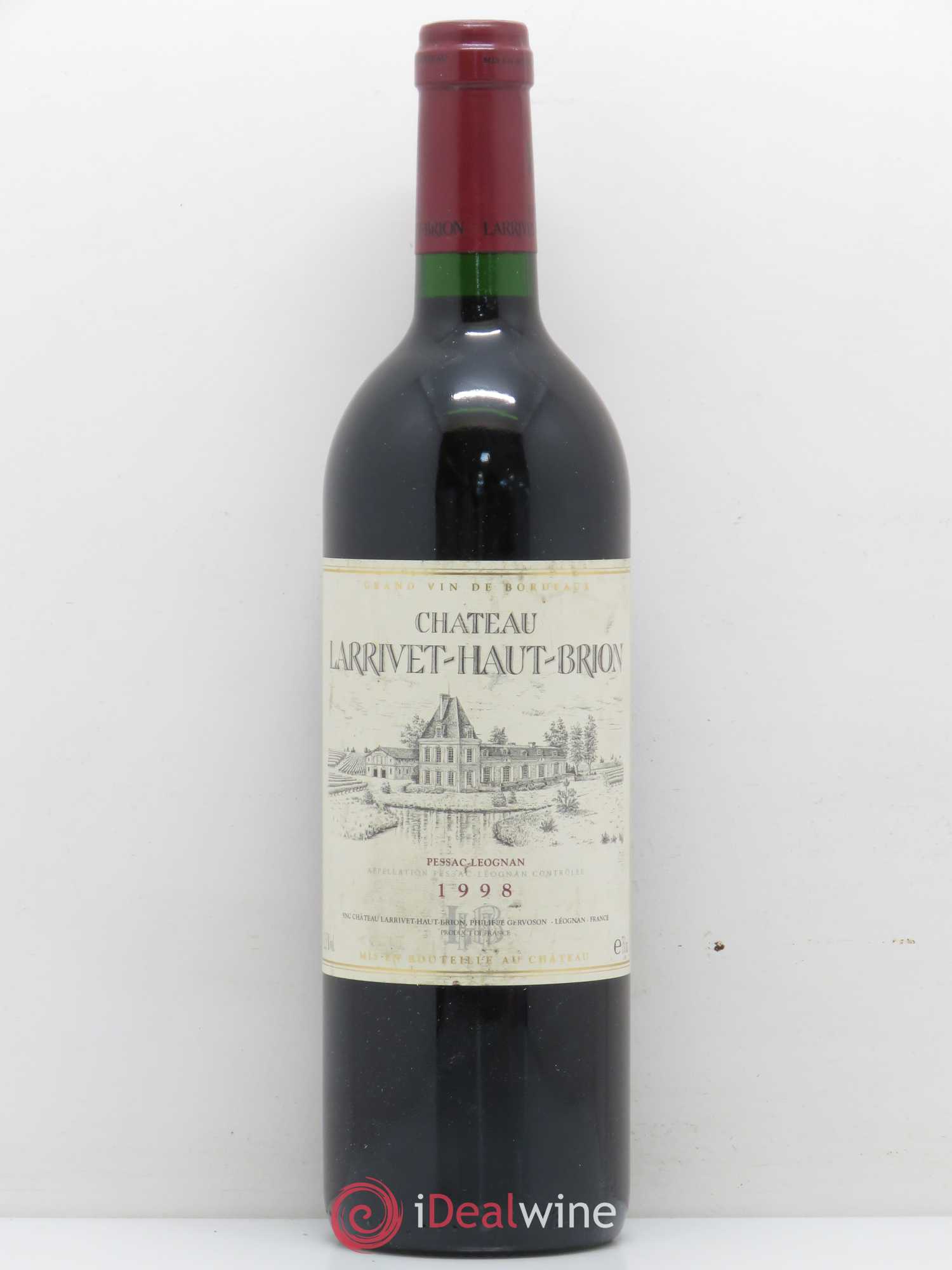 Château Larrivet Haut-Brion 1998 - Lot de 1 bouteille - 0