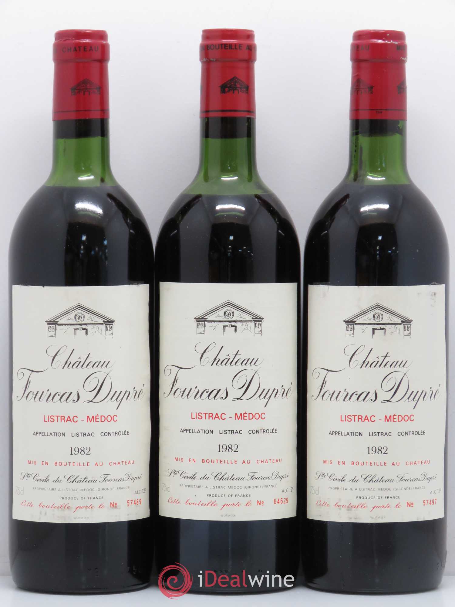 Château Fourcas Dupré 1982 - Lot de 6 bouteilles - 2