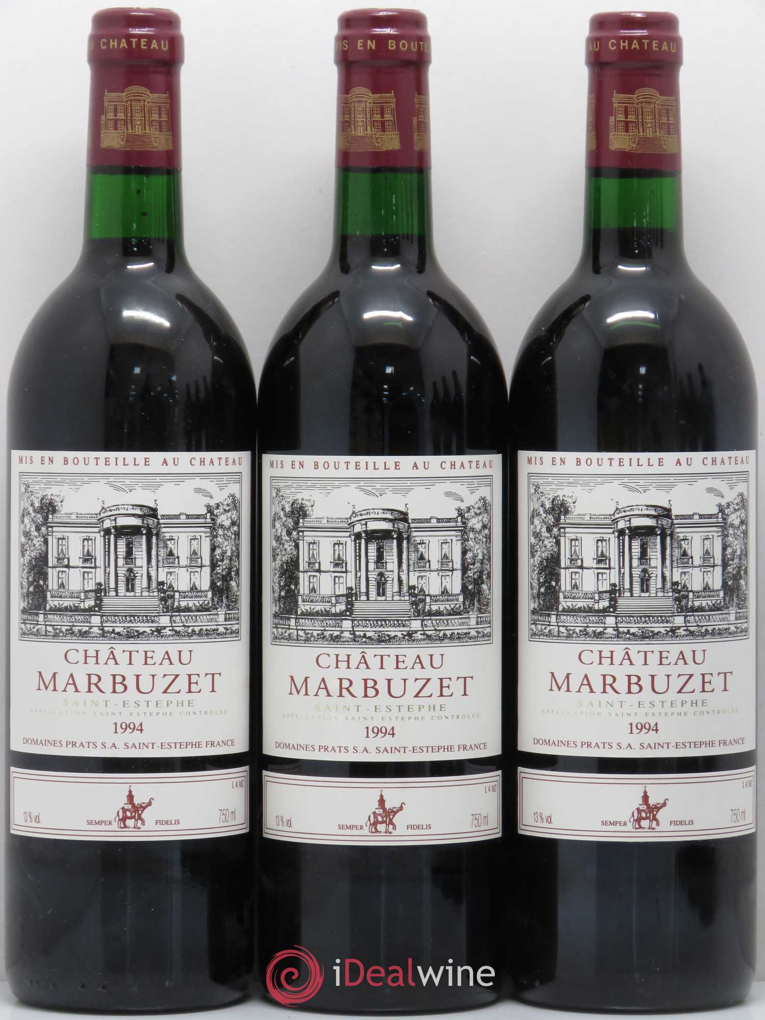 Château de Marbuzet Cru Bourgeois 1994 - Lot de 6 bouteilles - 1