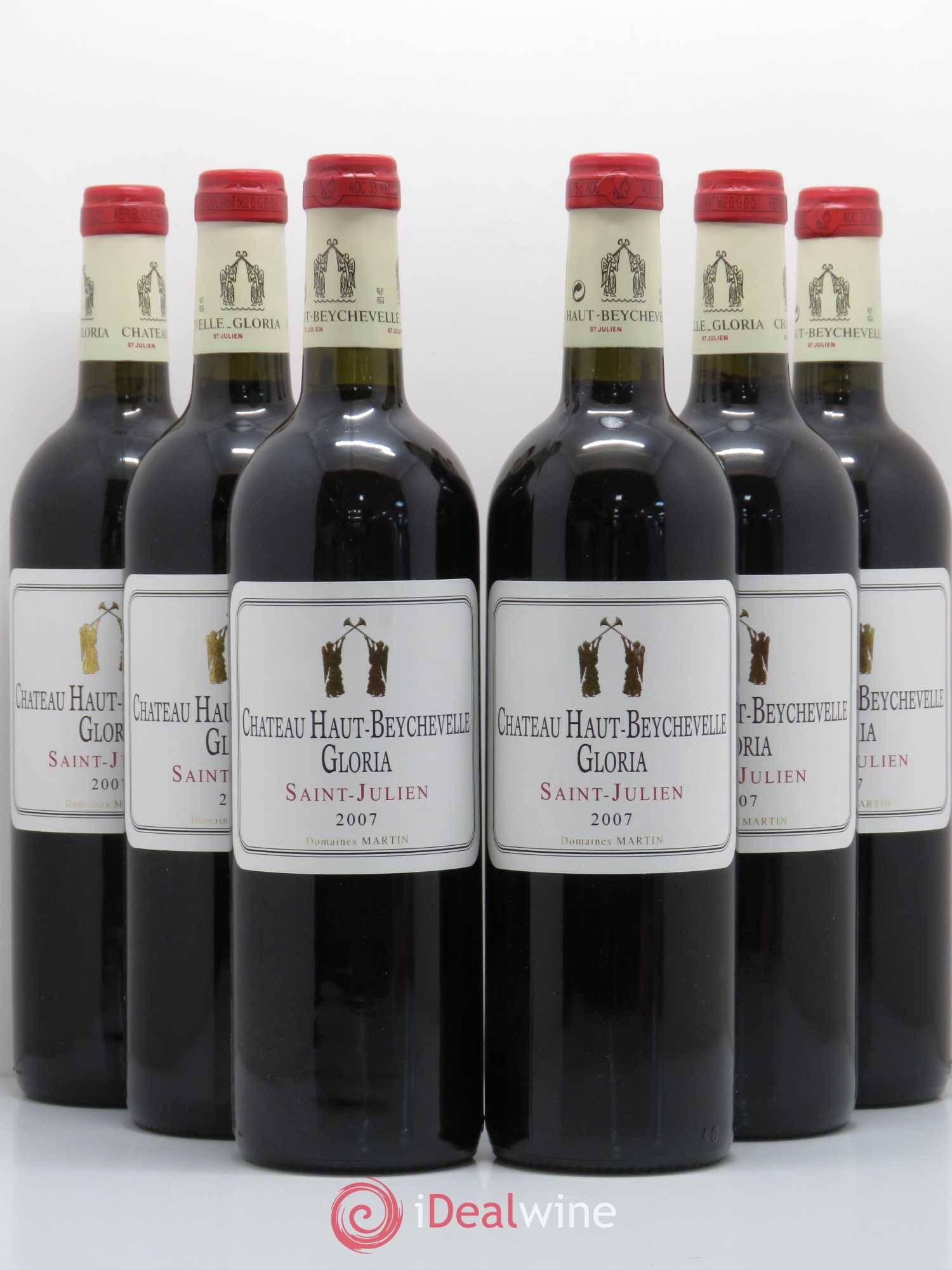 Saint-Julien Chateau Haut-Beychevelle Gloria (sans prix de réserve) 2007 - Posten von 6 Flaschen - 0