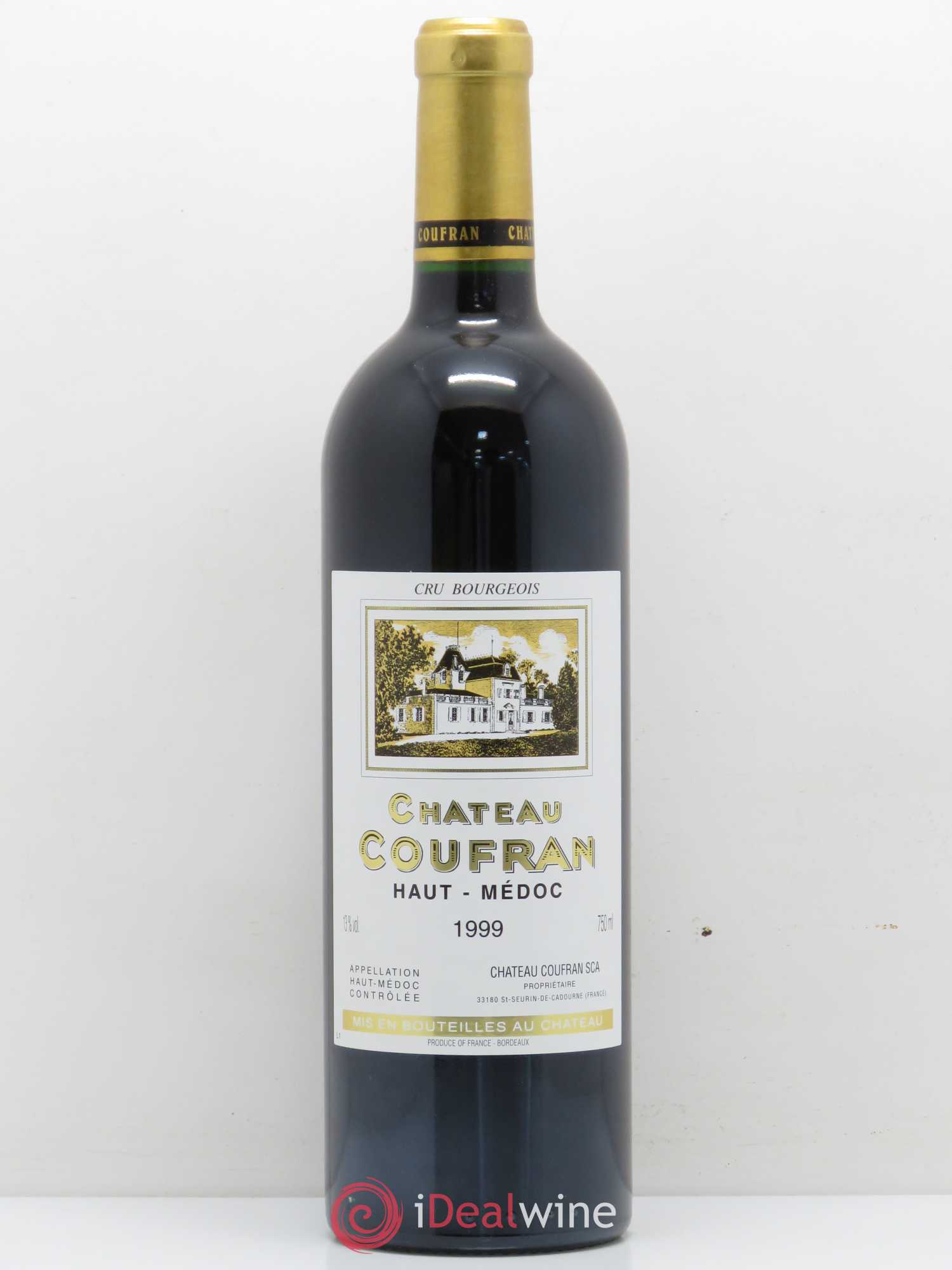 Château Coufran Cru Bourgeois 1999 - Lot de 1 bouteille - 0