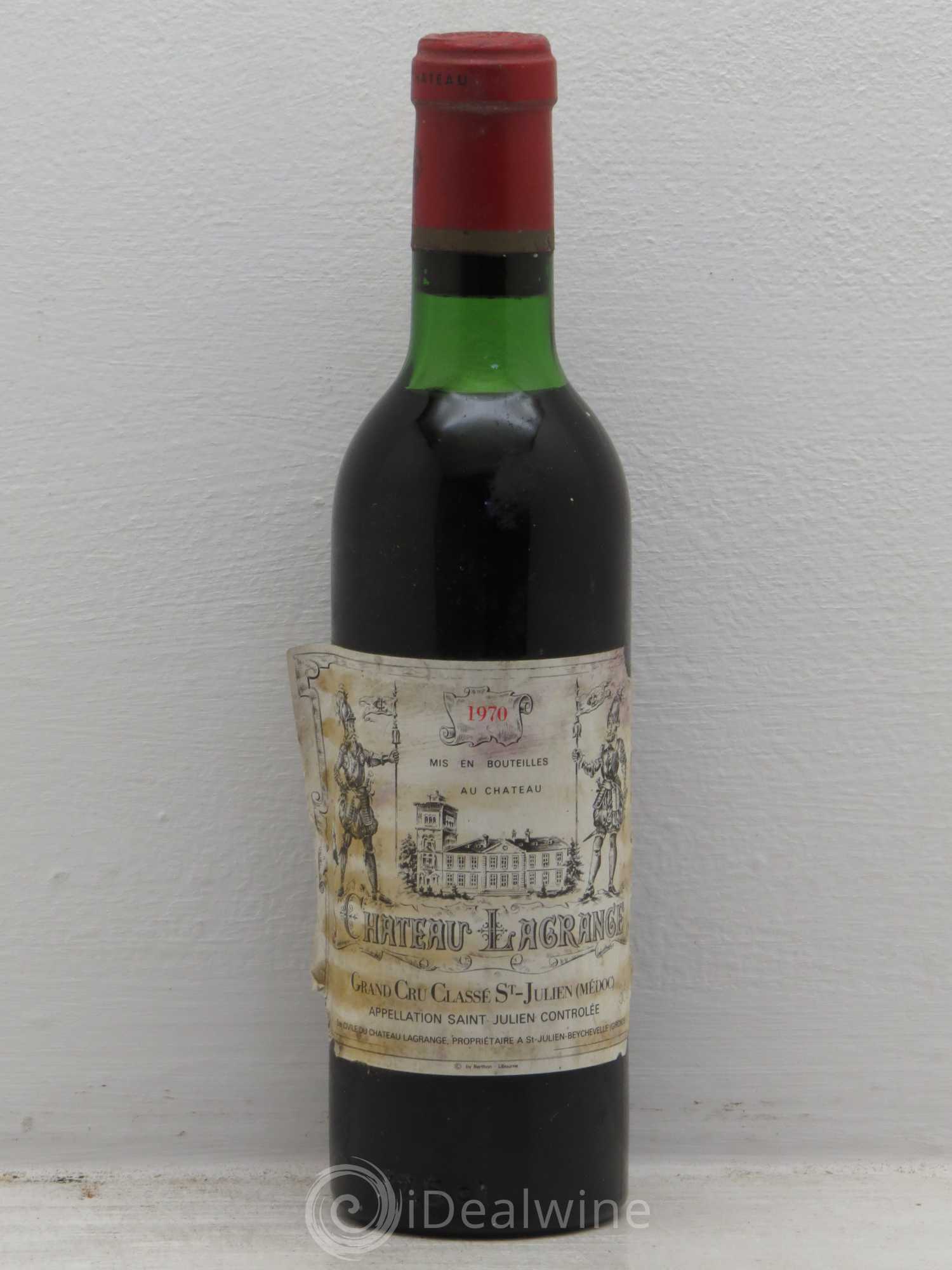 Château Lagrange 3ème Grand Cru Classé 1970 - Lot de 1 demi bouteille - 0