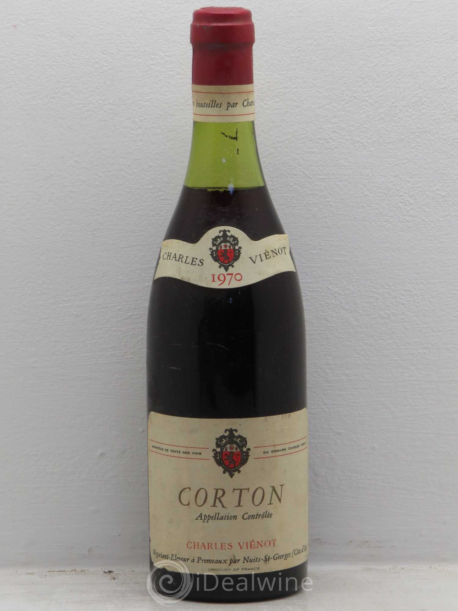 Corton Grand Cru Vienot charles 1970 - Posten von 1 Flasche - 0