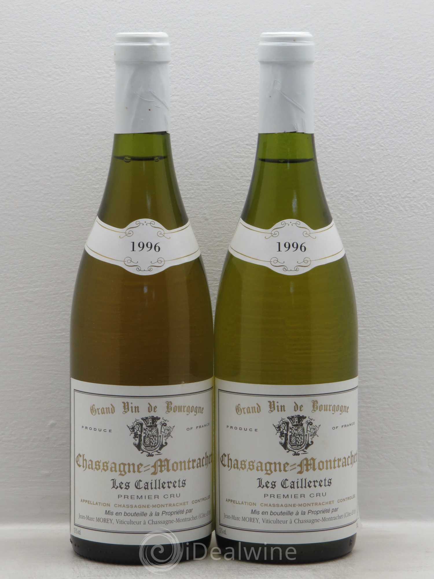 Chassagne-Montrachet 1er Cru JM.Morey 1996 - Lot de 2 bouteilles - 0