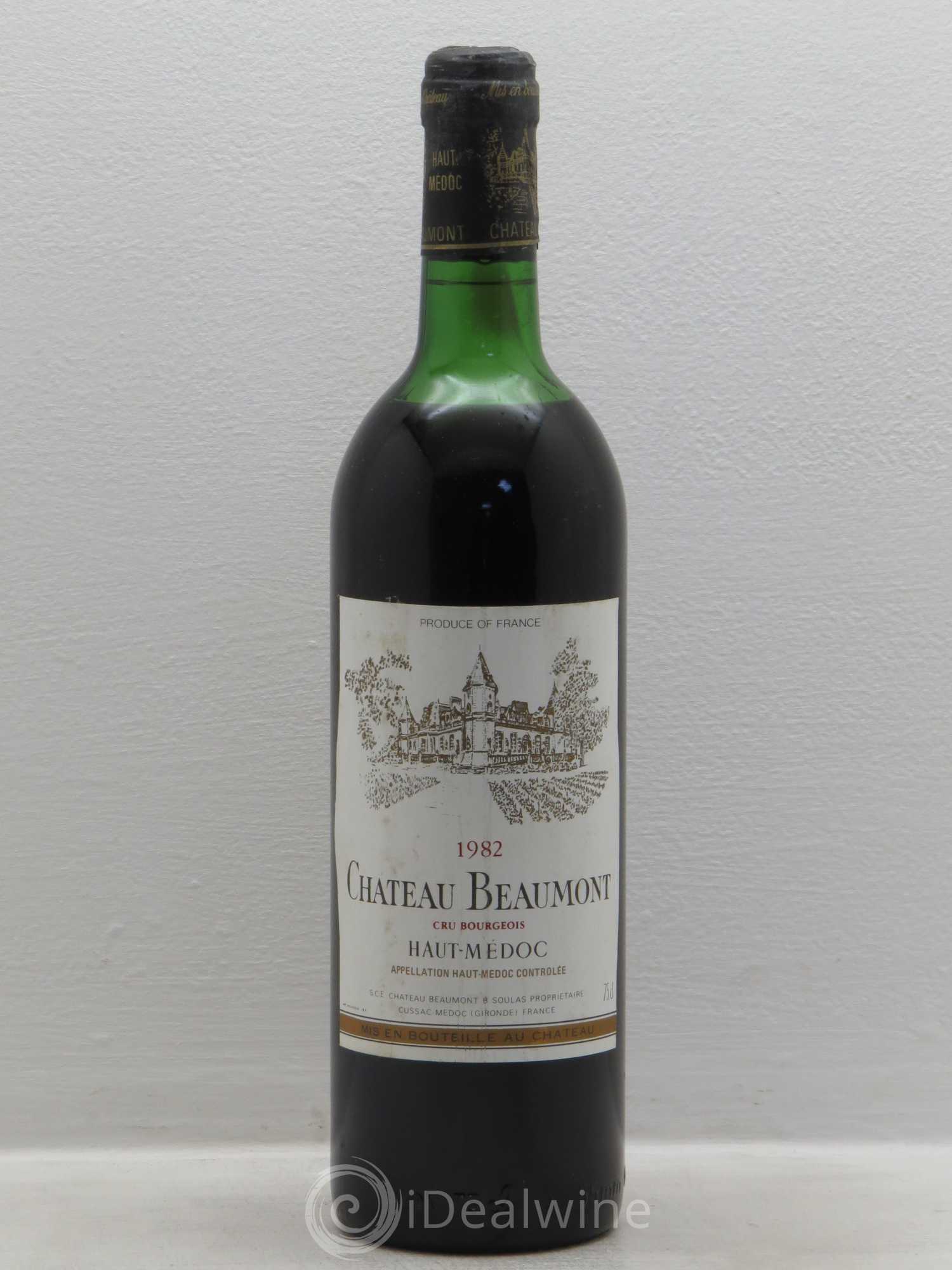 Château Beaumont Cru Bourgeois 1982 - Lot de 1 bouteille - 0