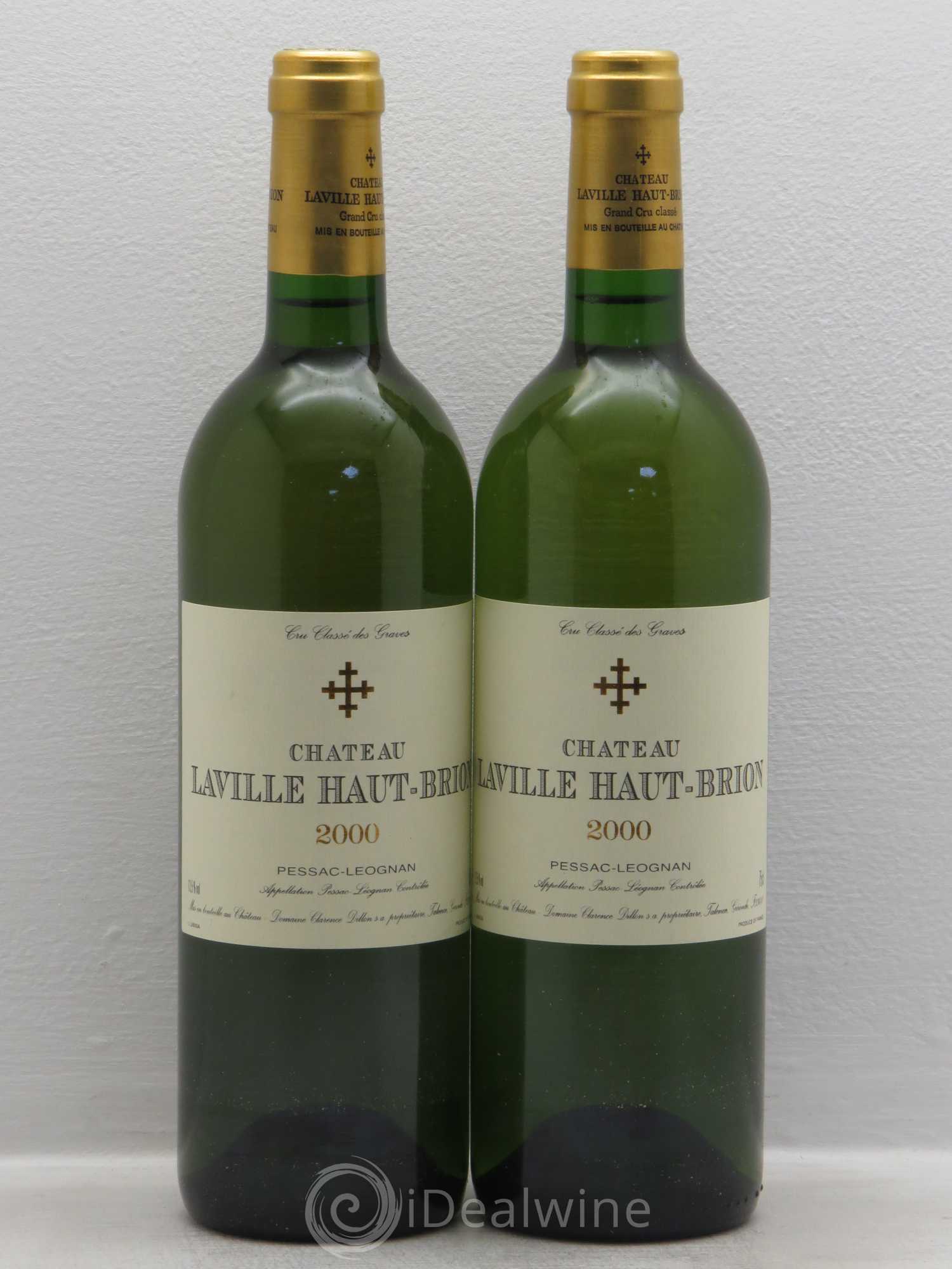 Château Laville Haut-Brion Cru Classé de Graves 2000 - Lot de 2 bouteilles - 0