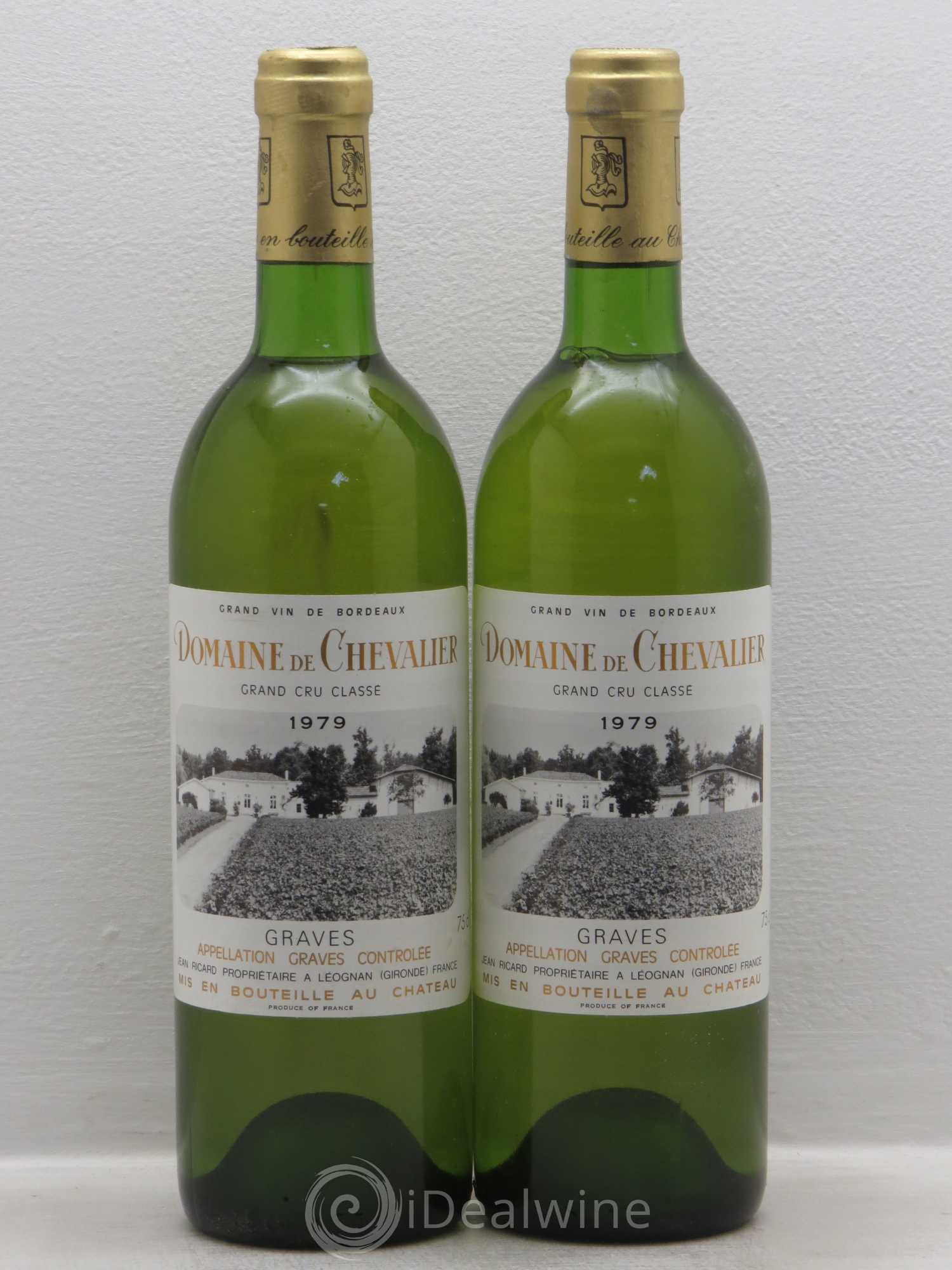 Domaine de Chevalier Cru Classé de Graves 1979 - Lot de 2 bouteilles - 0