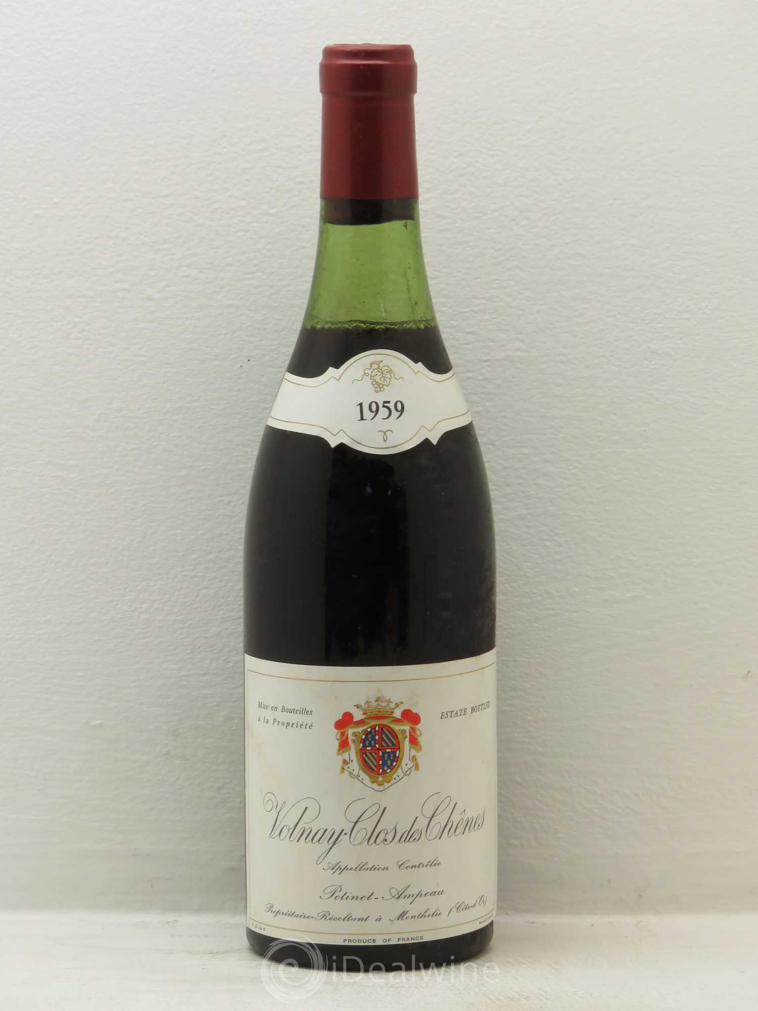 Volnay 1er Cru Potinet ampeau 1959 - Lot de 1 bouteille - 0