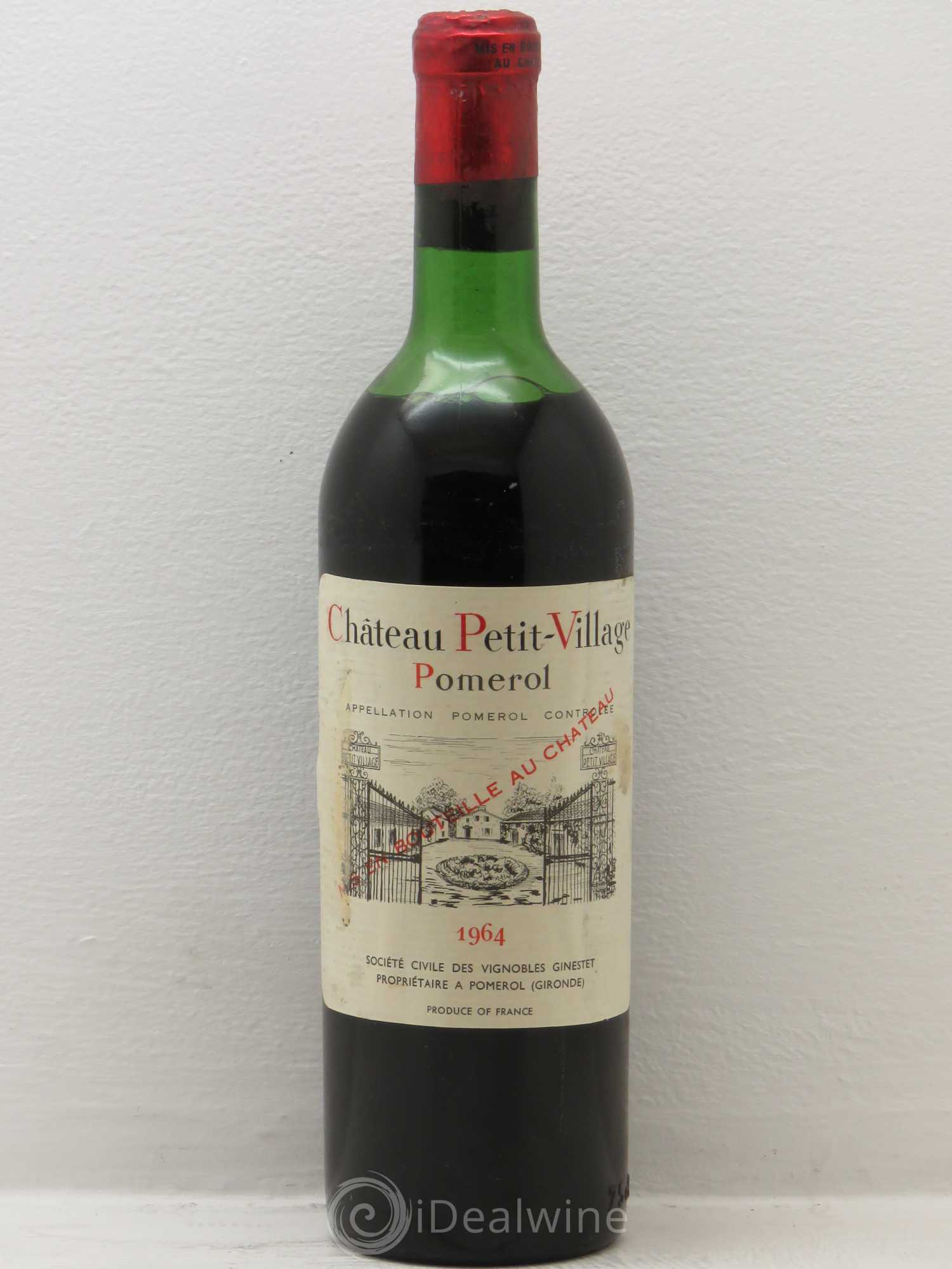 Château Petit Village 1964 - Lot de 1 bouteille - 0