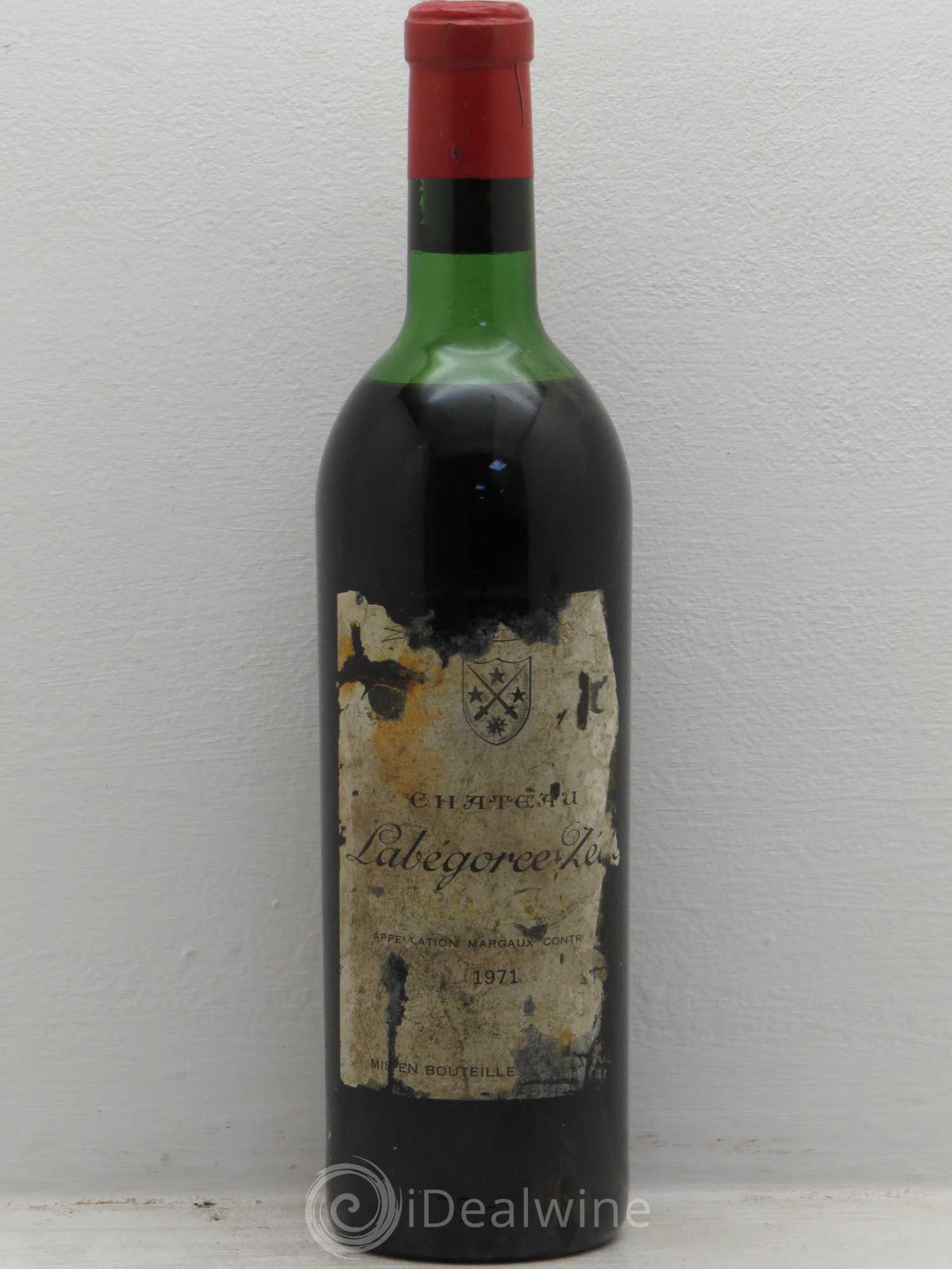 Château Labegorce Zédé Cru Bourgeois 1971 - Lot de 1 bouteille - 0