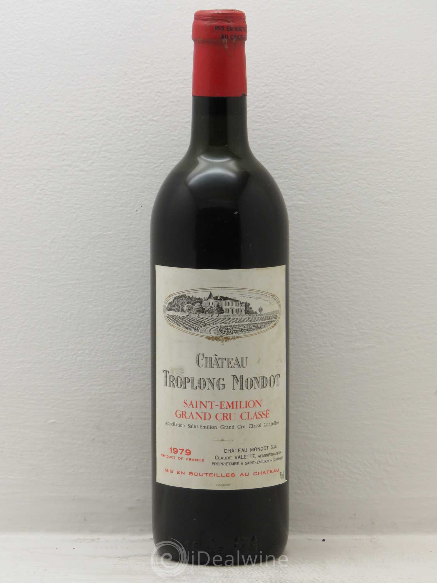 Château Troplong Mondot 1er Grand Cru Classé B 1979 - Lot de 1 bouteille - 0