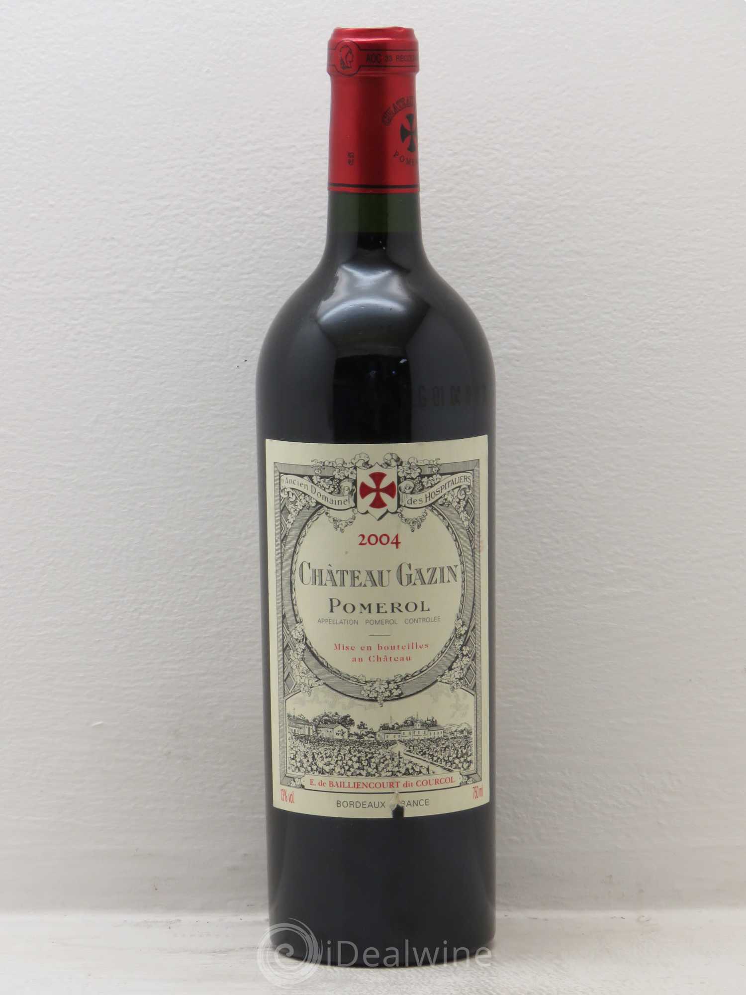 Château Gazin 2004 - Lot de 1 bouteille - 0