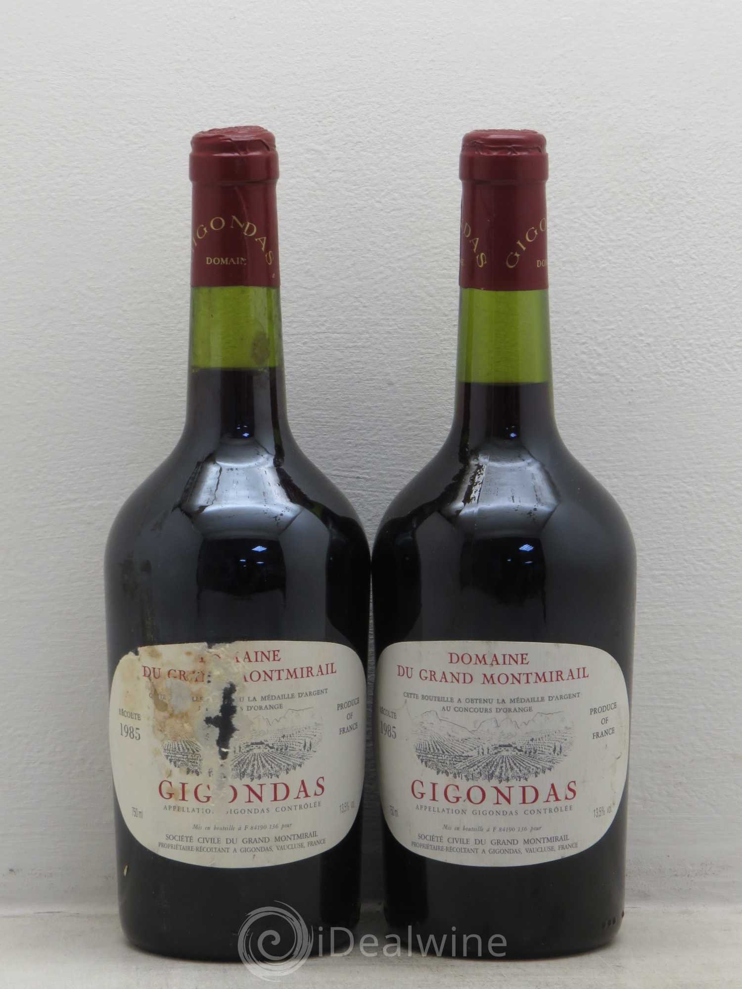 Gigondas Grand montmirail 1985 - Posten von 2 Flaschen - 0