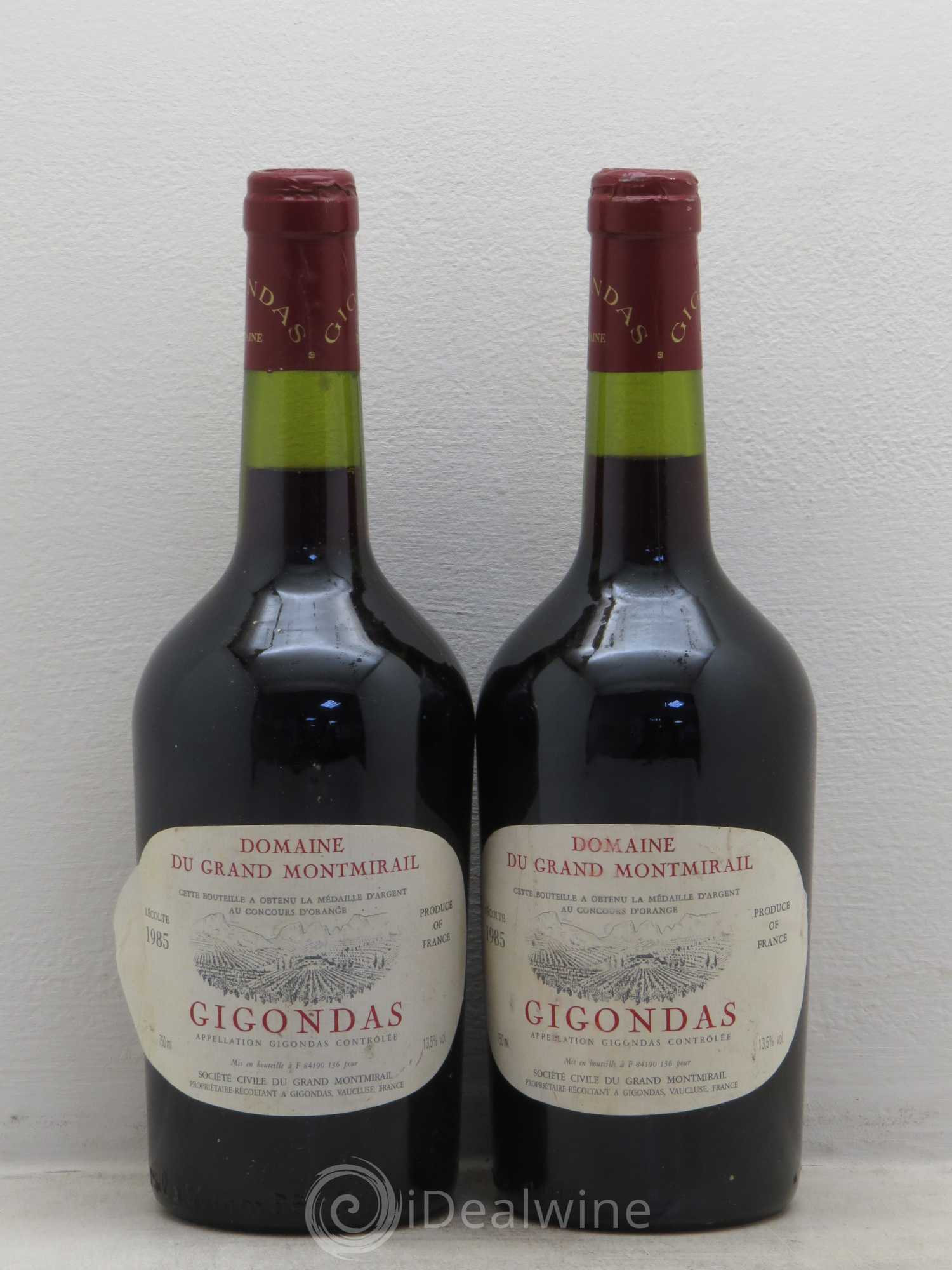 Gigondas Grand montmirail 1985 - Posten von 2 Flaschen - 0
