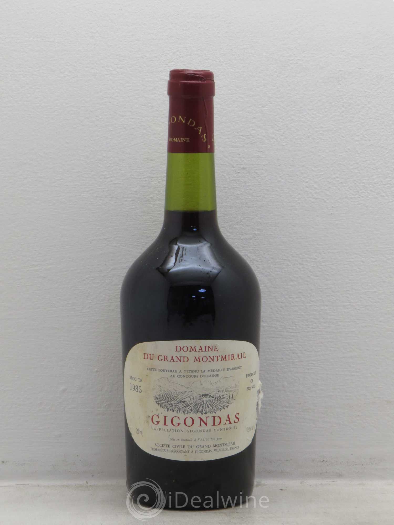 Gigondas Grand montmirail 1985 - Posten von 1 Flasche - 0