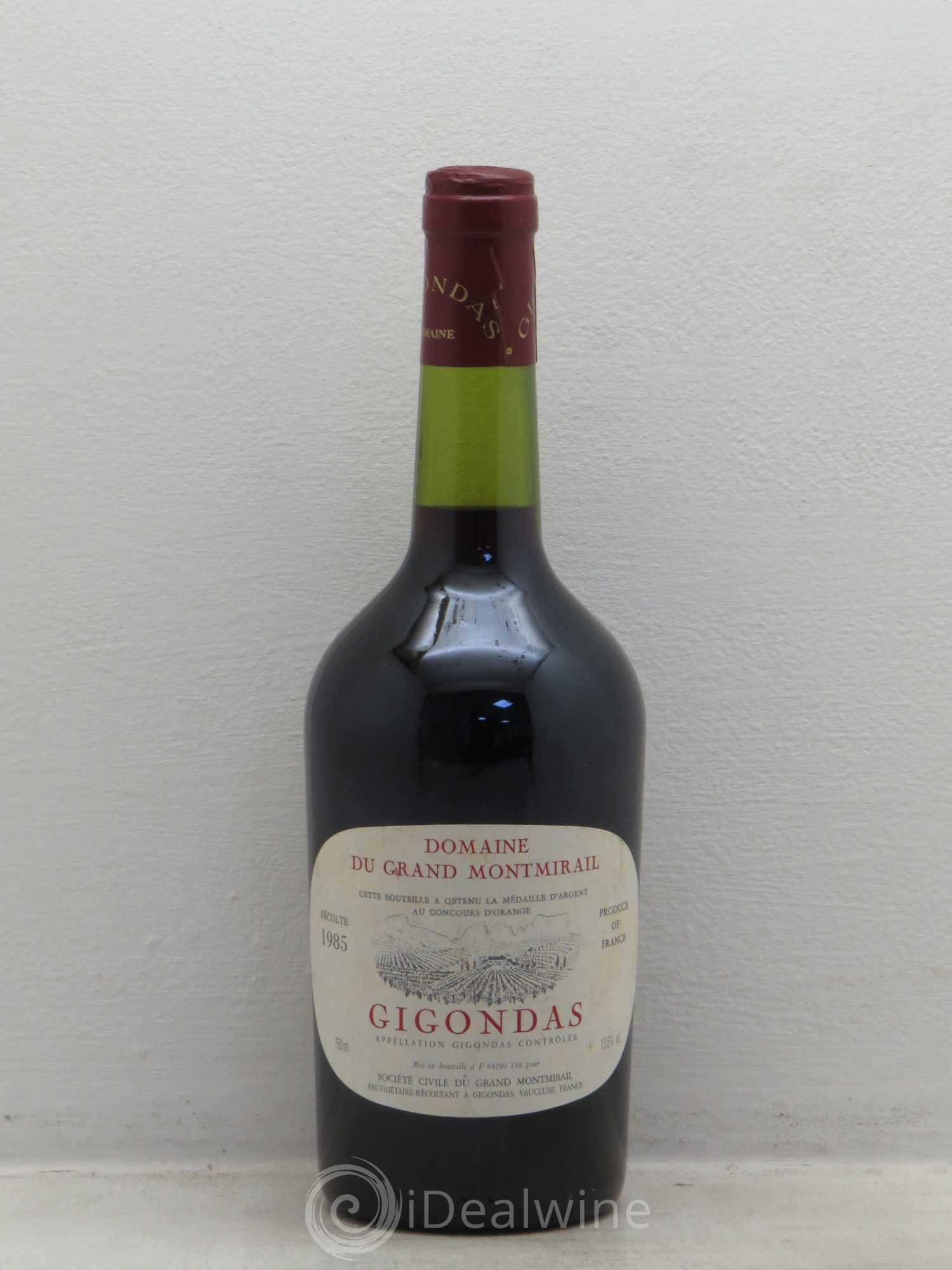 Gigondas Grand montmirail 1985 - Posten von 1 Flasche - 0