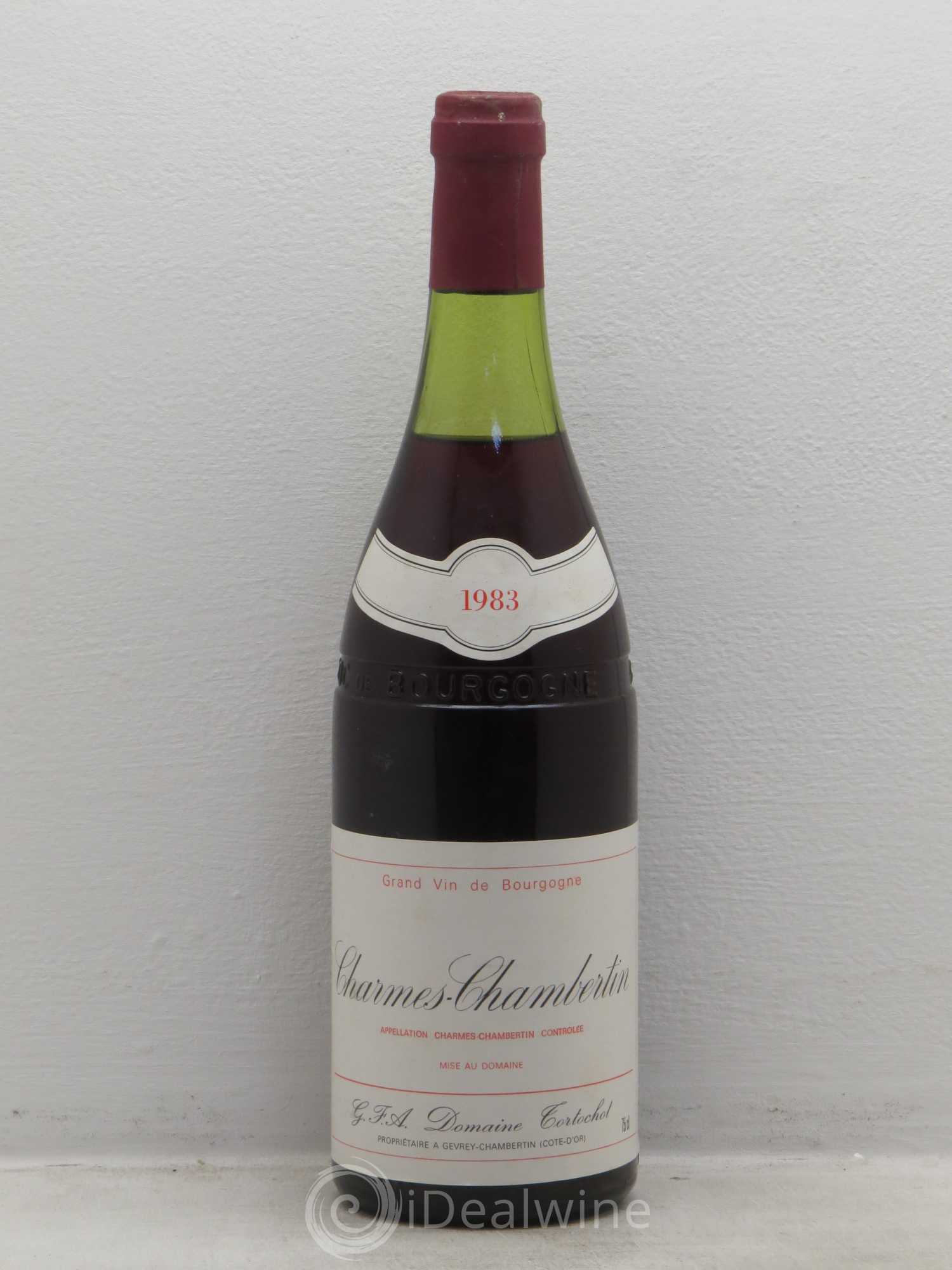 Charmes-Chambertin Grand Cru Tortochot (Domaine) 1983 - Lot de 1 bouteille - 0