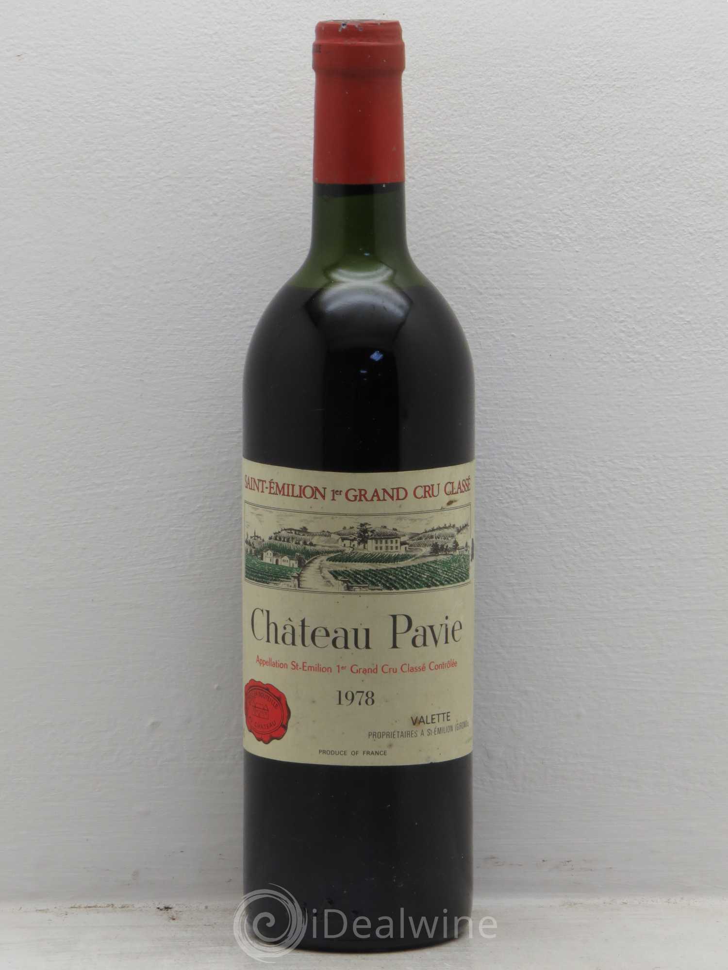 Château Pavie 1er Grand Cru Classé A 1978 - Lot de 1 bouteille - 0
