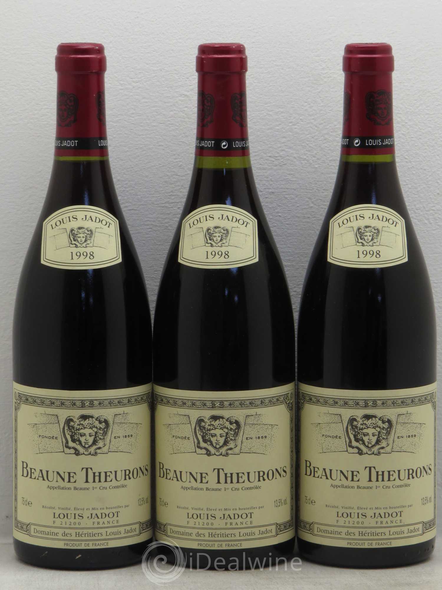 Beaune 1er Cru 1998 - Lot de 3 bouteilles - 0